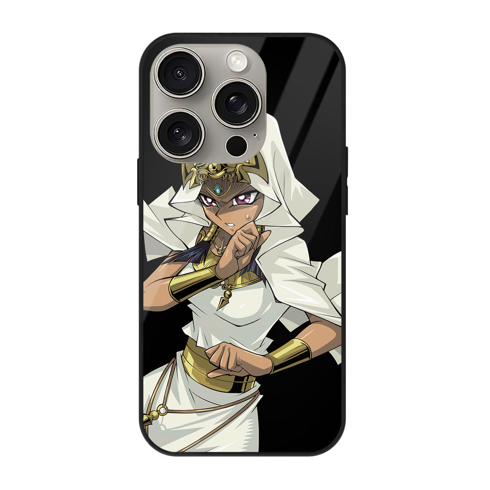 （画像用） 遊☆戯☆王 Yu-Gi-Oh! 【iPhone15Pro対応】スマホケース 耐衝撃＆黄変防止 背面ガラス