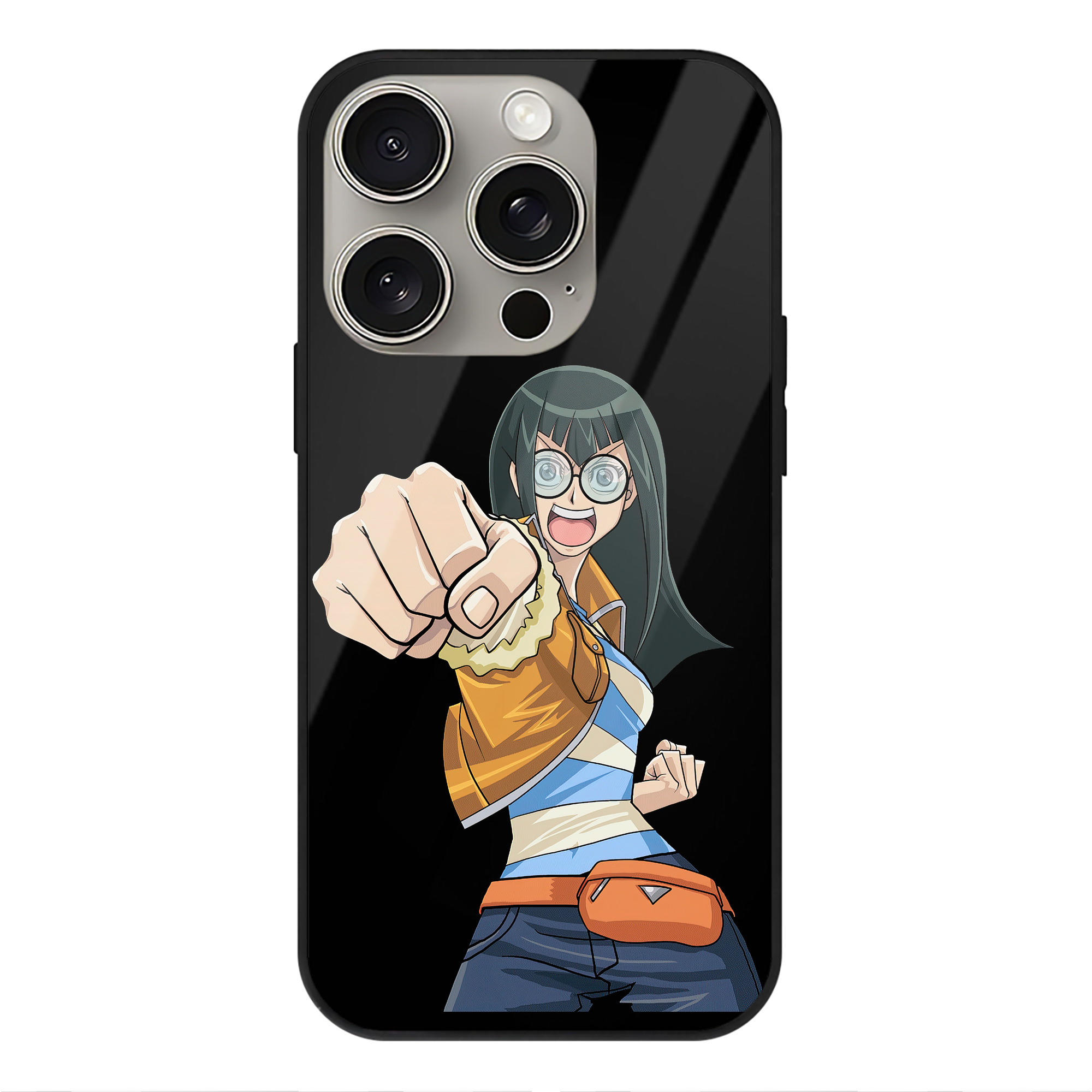 遊☆戯☆王 Yu-Gi-Oh! 【iPhone15Pro対応】スマホケース 耐衝撃＆黄変防止 背面ガラス