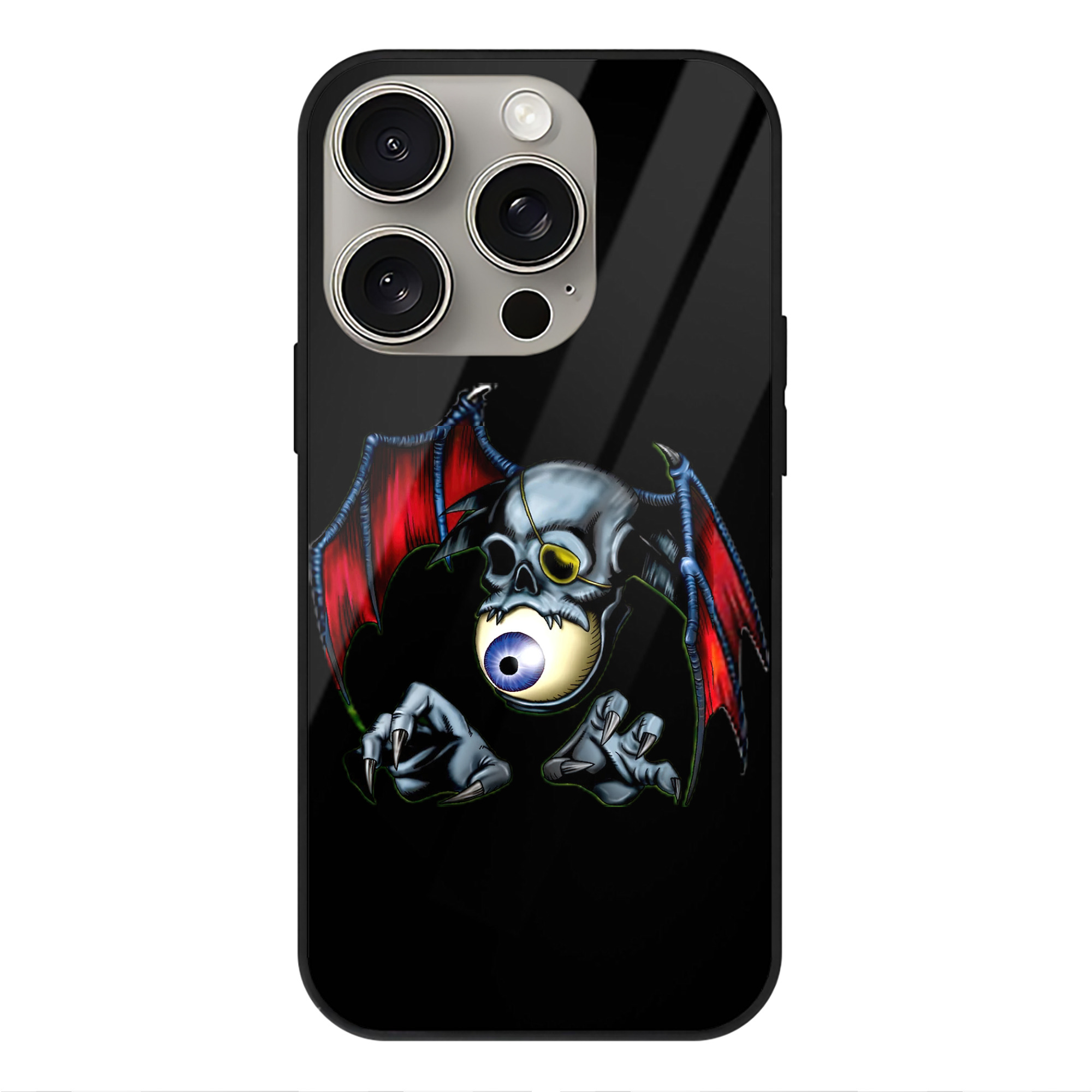 遊☆戯☆王 Yu-Gi-Oh! 【iPhone15Pro対応】スマホケース 耐衝撃＆黄変防止 背面ガラス