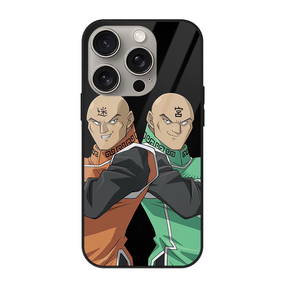 遊☆戯☆王 Yu-Gi-Oh! 【iPhone15Pro対応】スマホケース 耐衝撃＆黄変防止 背面ガラス