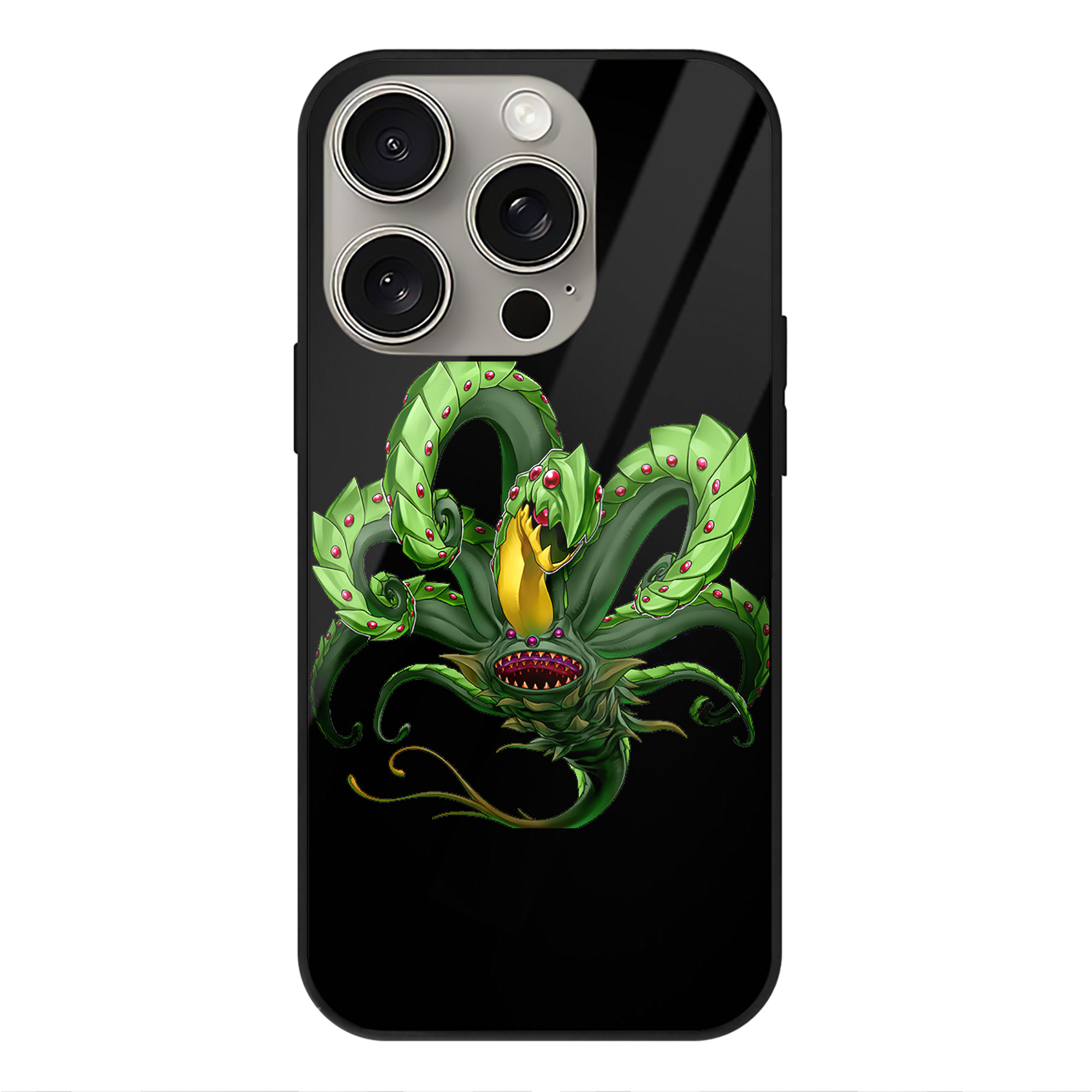 遊☆戯☆王 Yu-Gi-Oh! 【iPhone15Pro対応】スマホケース 耐衝撃＆黄変防止 背面ガラス