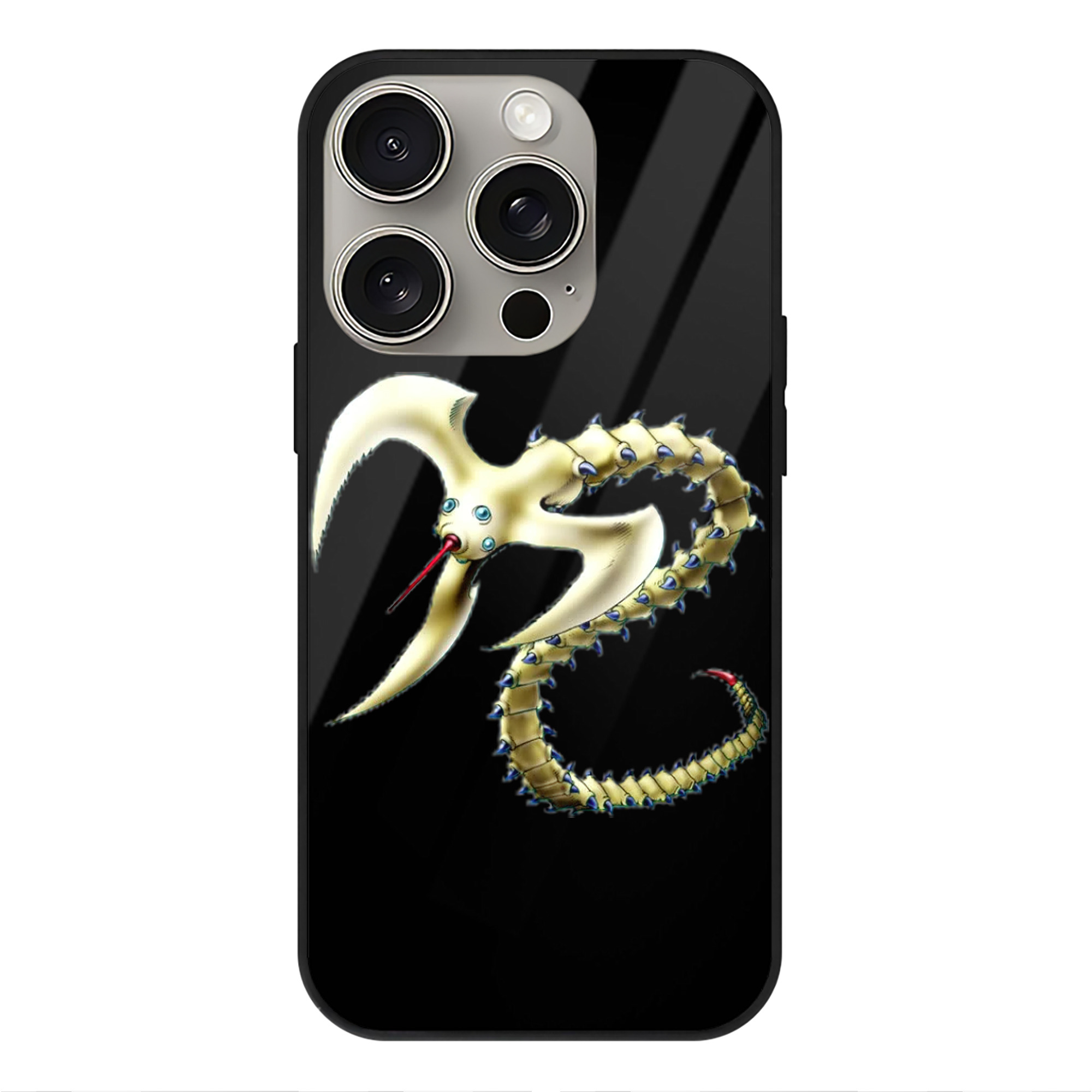 遊☆戯☆王 Yu-Gi-Oh! 【iPhone15Pro対応】スマホケース 耐衝撃＆黄変防止 背面ガラス