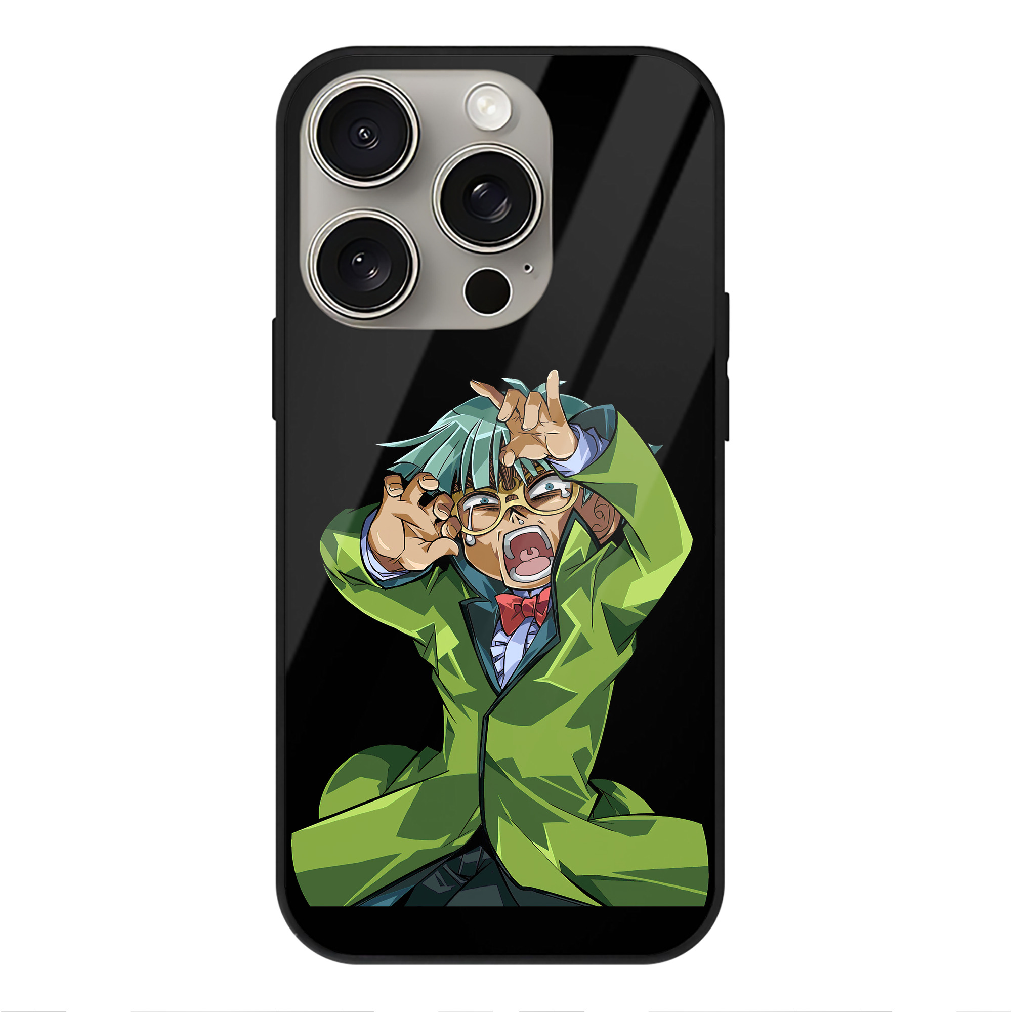 （画像用） 遊☆戯☆王 Yu-Gi-Oh! 【iPhone15Pro対応】スマホケース 耐衝撃＆黄変防止 背面ガラス