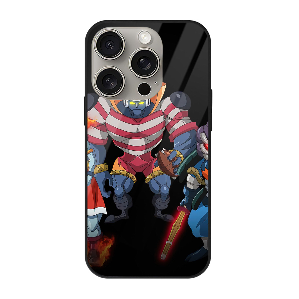 遊☆戯☆王 Yu-Gi-Oh! 【iPhone15Pro対応】スマホケース 耐衝撃＆黄変防止 背面ガラス