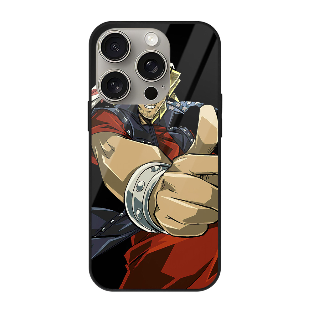 遊☆戯☆王 Yu-Gi-Oh! 【iPhone15Pro対応】スマホケース 耐衝撃＆黄変防止 背面ガラス