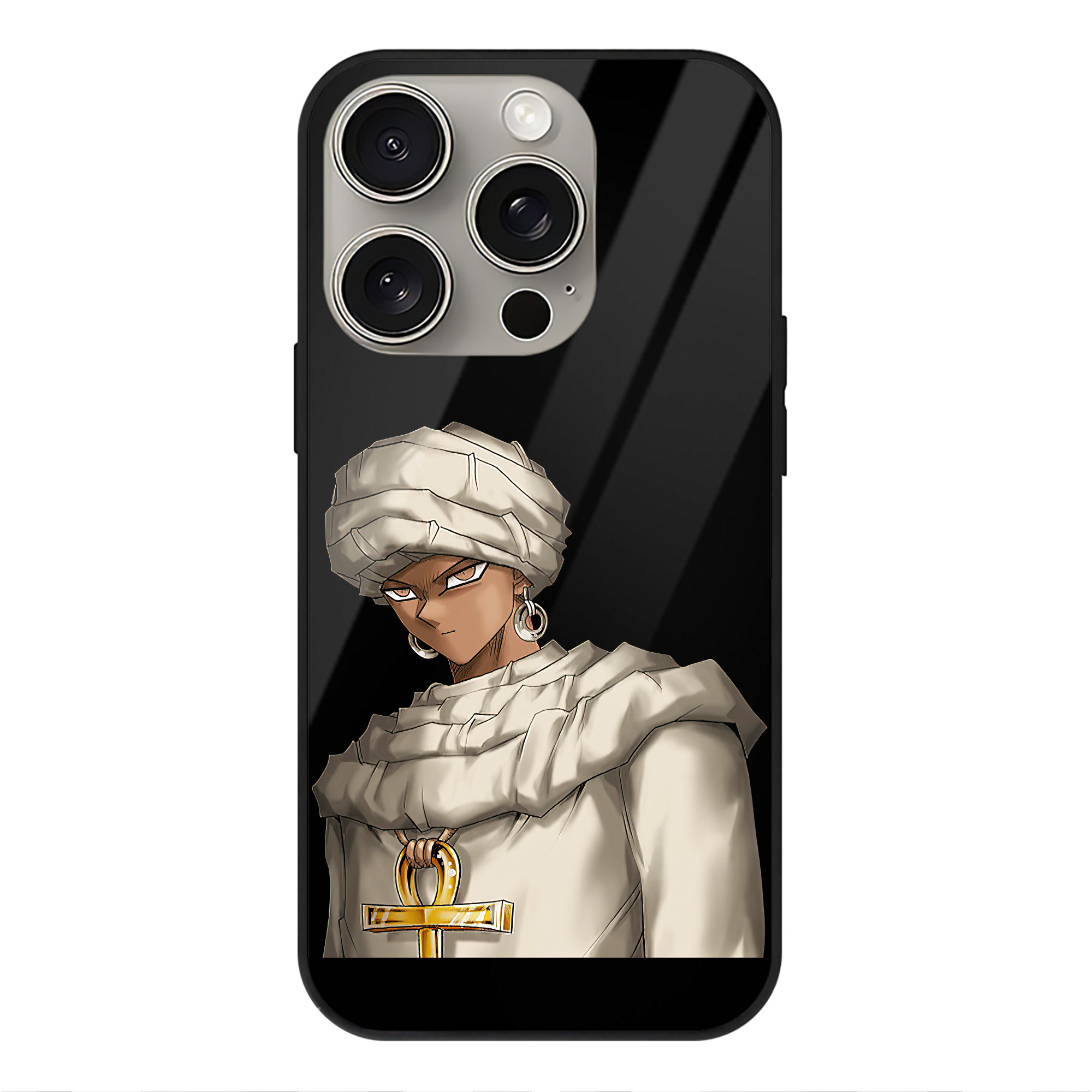 遊☆戯☆王 Yu-Gi-Oh! 【iPhone15Pro対応】スマホケース 耐衝撃＆黄変防止 背面ガラス