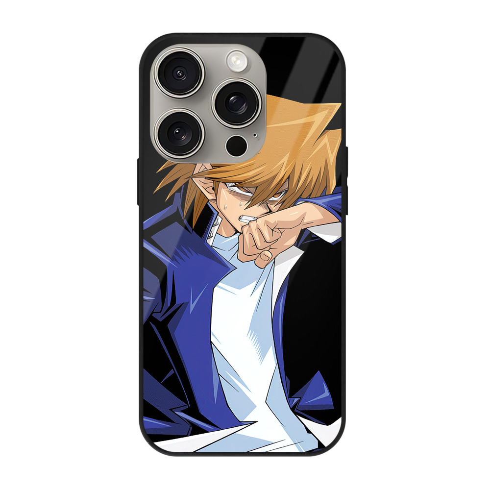 遊☆戯☆王 Yu-Gi-Oh! 【iPhone15Pro対応】スマホケース 耐衝撃＆黄変防止 背面ガラス