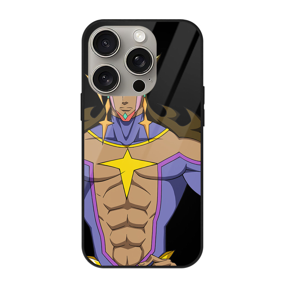 遊☆戯☆王 Yu-Gi-Oh! 【iPhone15Pro対応】スマホケース 耐衝撃＆黄変防止 背面ガラス