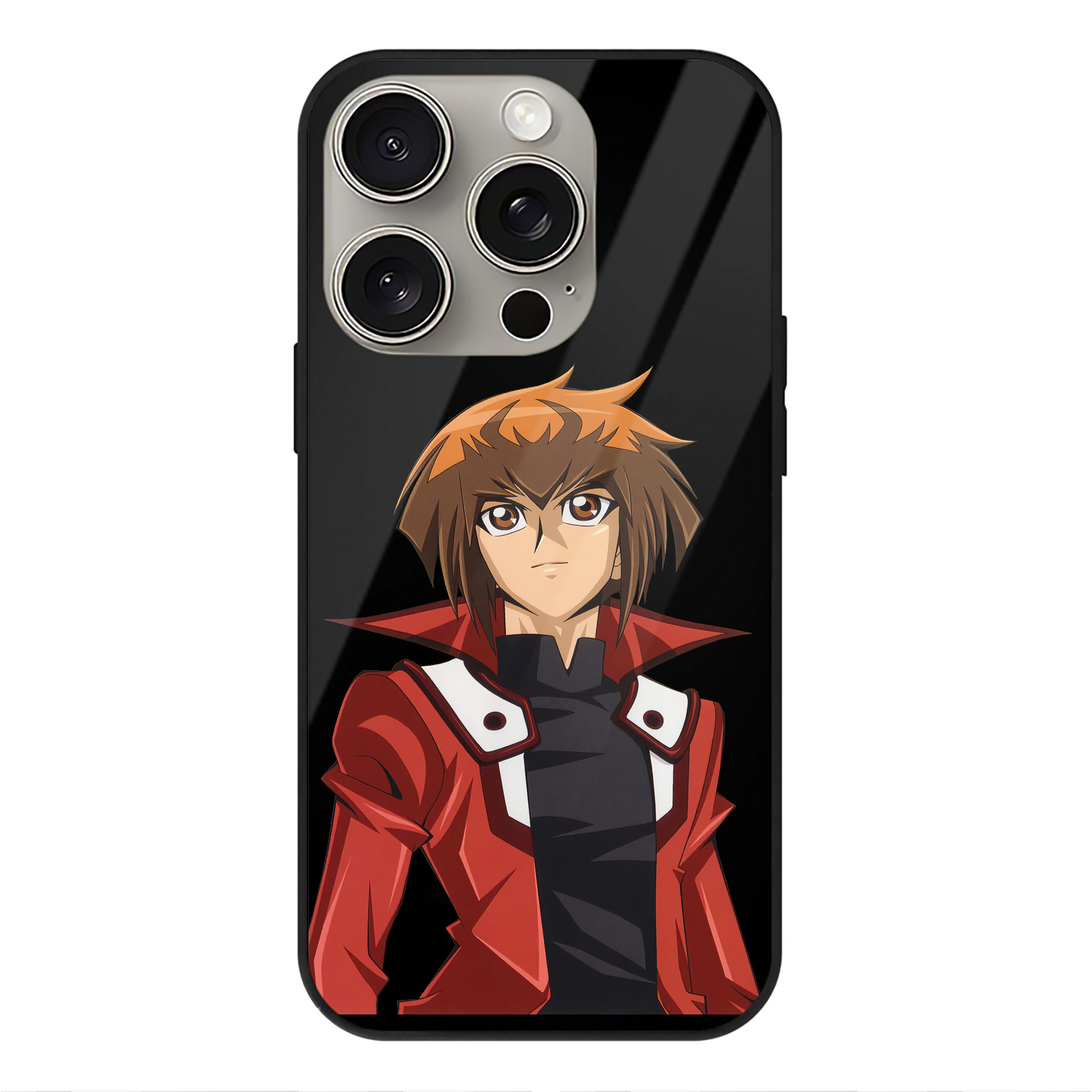 遊☆戯☆王 Yu-Gi-Oh! 【iPhone15Pro対応】スマホケース 耐衝撃＆黄変防止 背面ガラス