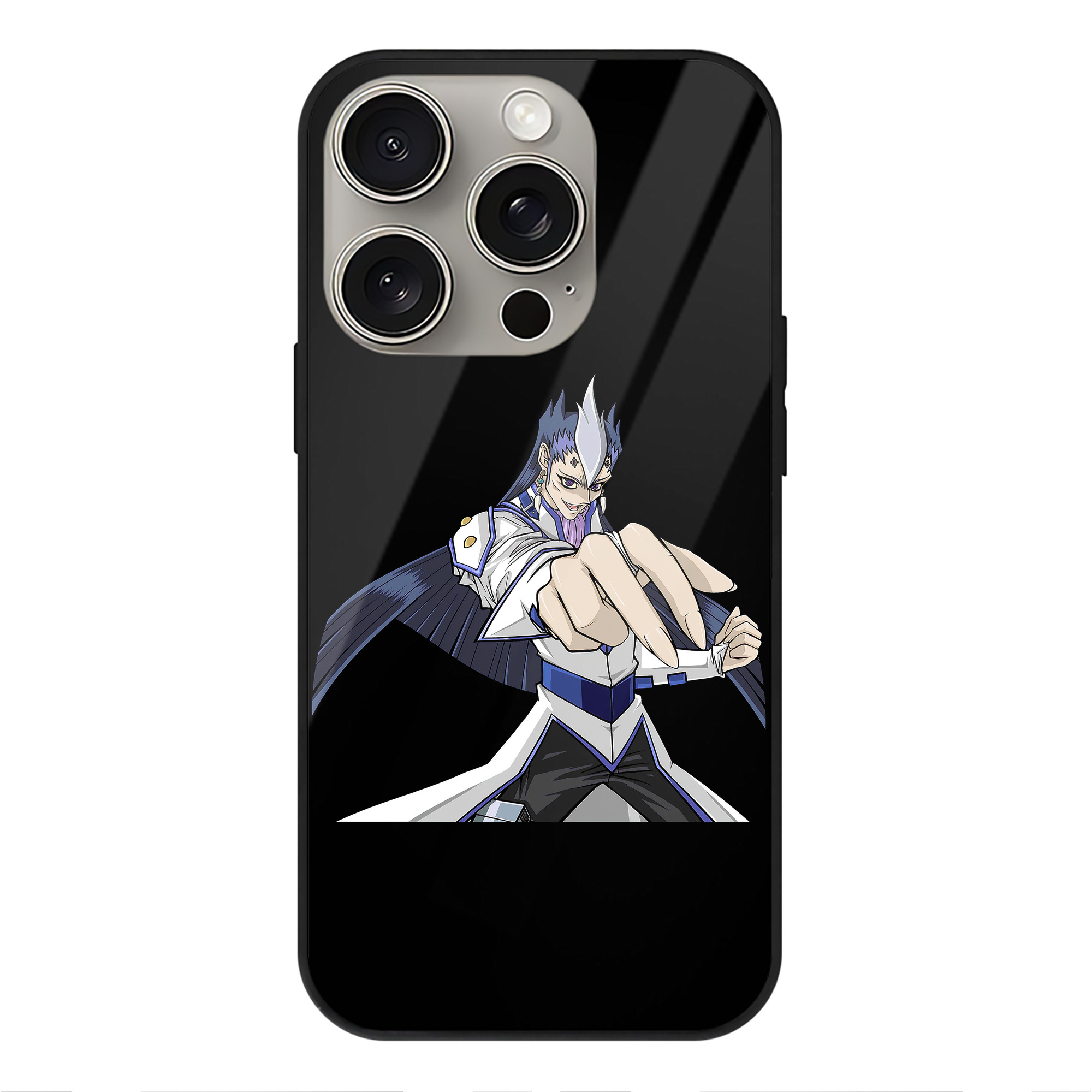 遊☆戯☆王 Yu-Gi-Oh! 【iPhone15Pro対応】スマホケース 耐衝撃＆黄変防止 背面ガラス
