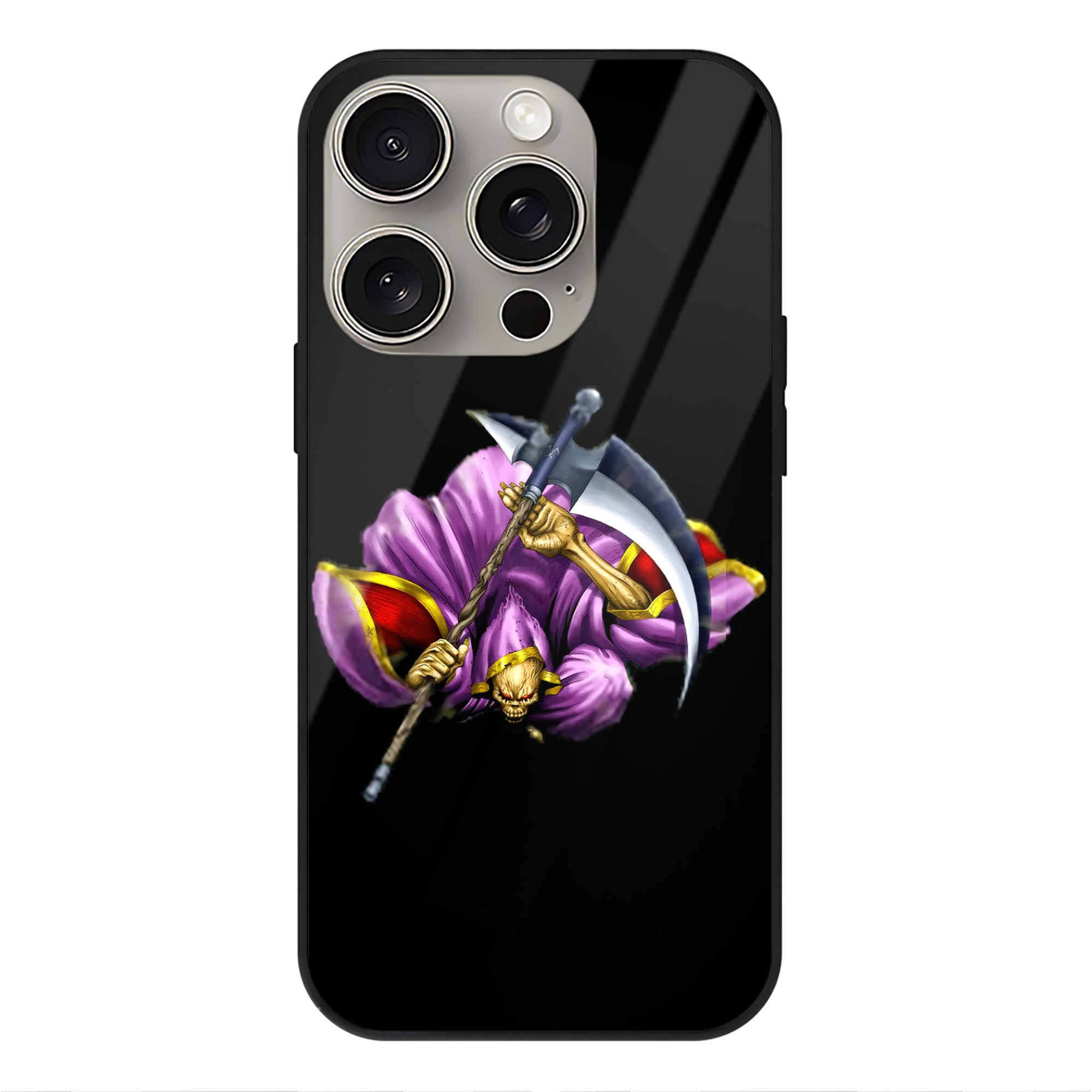 （画像用） 遊☆戯☆王 Yu-Gi-Oh! 【iPhone15Pro対応】スマホケース 耐衝撃＆黄変防止 背面ガラス