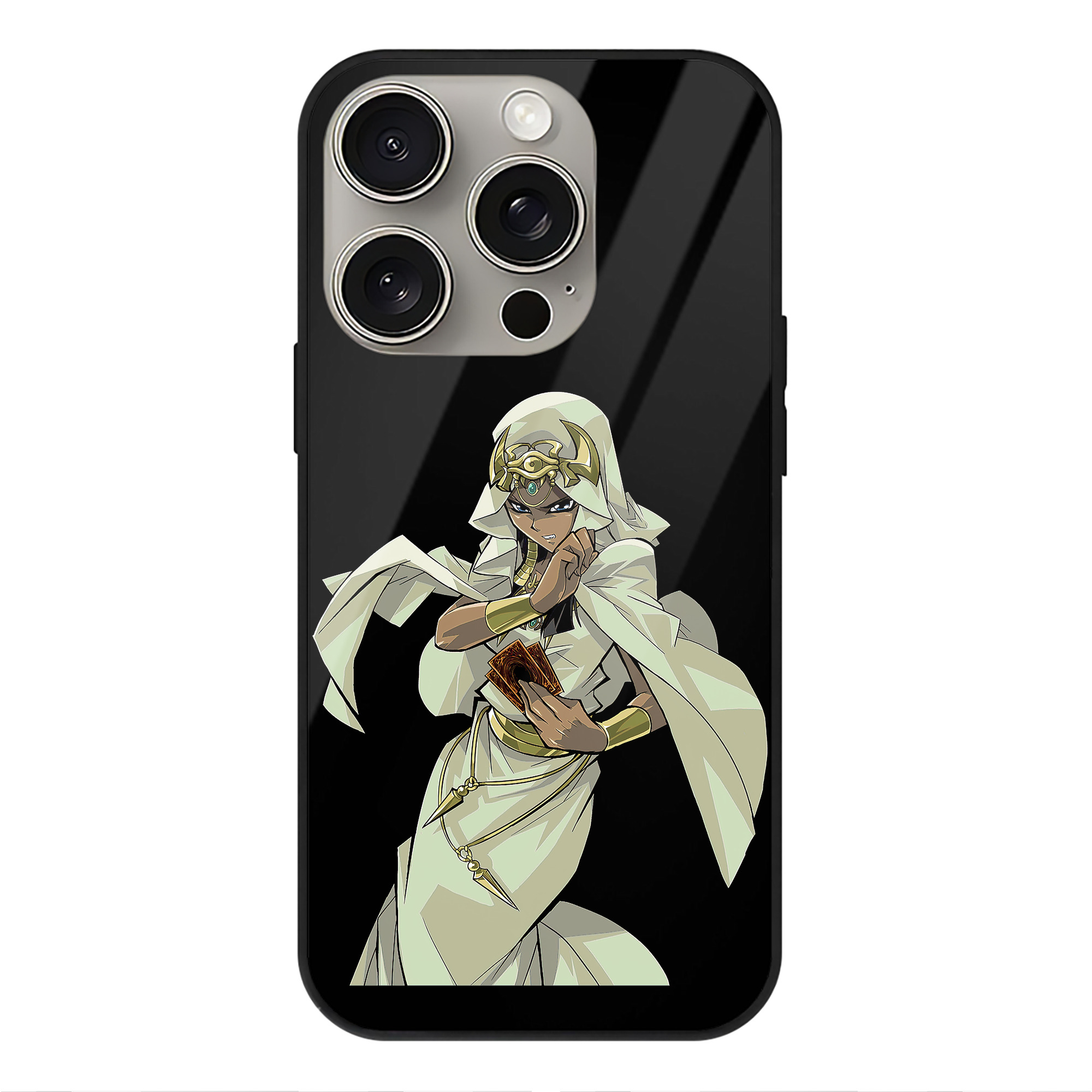 遊☆戯☆王 Yu-Gi-Oh! 【iPhone15Pro対応】スマホケース 耐衝撃＆黄変防止 背面ガラス