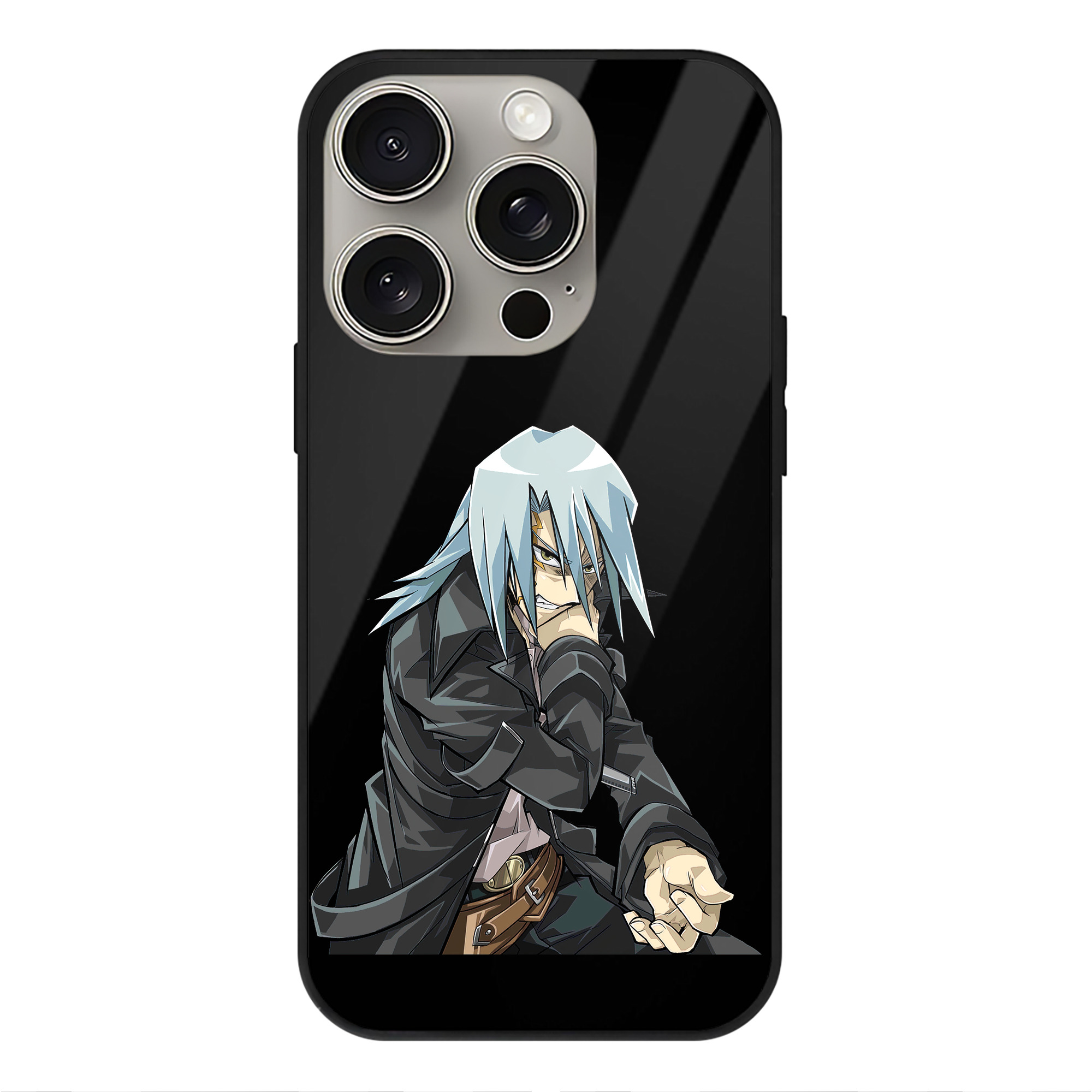 （画像用） 遊☆戯☆王 Yu-Gi-Oh! 【iPhone15Pro対応】スマホケース 耐衝撃＆黄変防止 背面ガラス