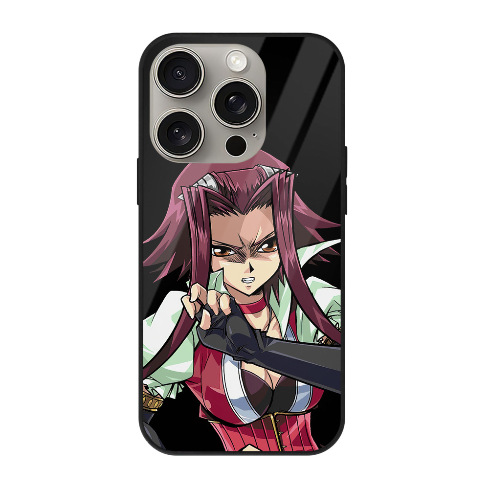 遊☆戯☆王 Yu-Gi-Oh! 【iPhone15Pro対応】スマホケース 耐衝撃＆黄変防止 背面ガラス