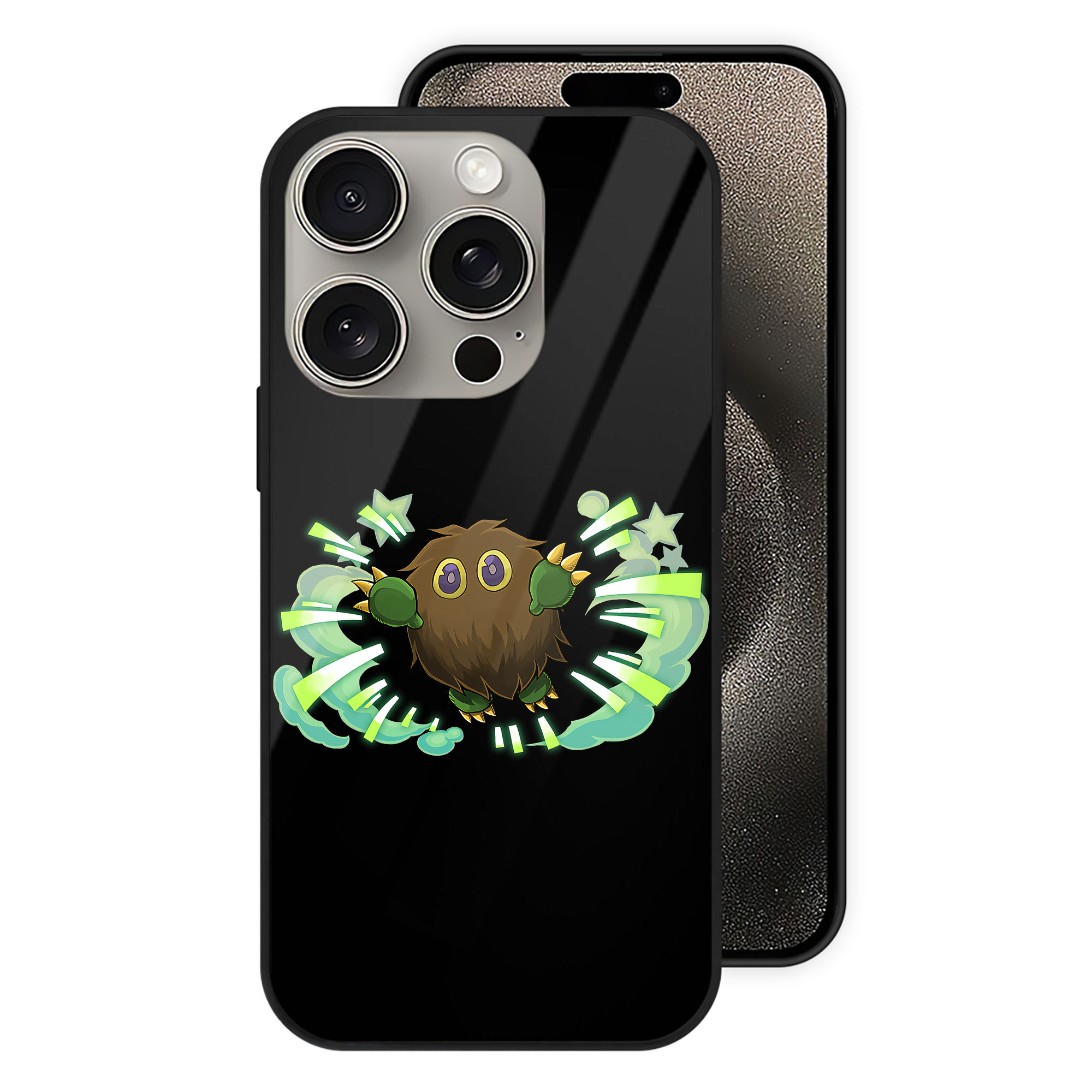 （画像用） 遊☆戯☆王 Yu-Gi-Oh! 【iPhone15Pro対応】スマホケース 耐衝撃＆黄変防止 背面ガラス