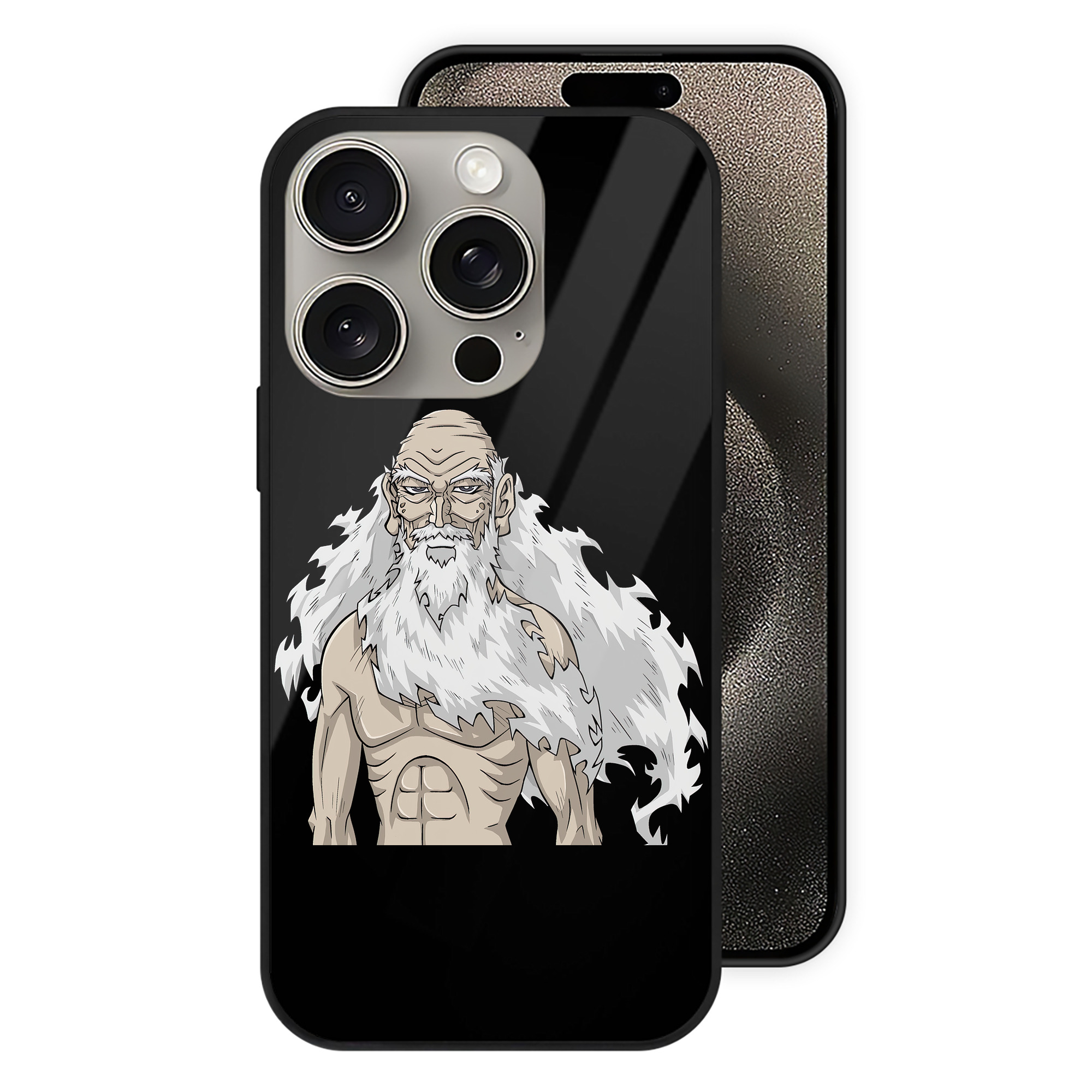 （画像用） 遊☆戯☆王 Yu-Gi-Oh! 【iPhone15Pro対応】スマホケース 耐衝撃＆黄変防止 背面ガラス