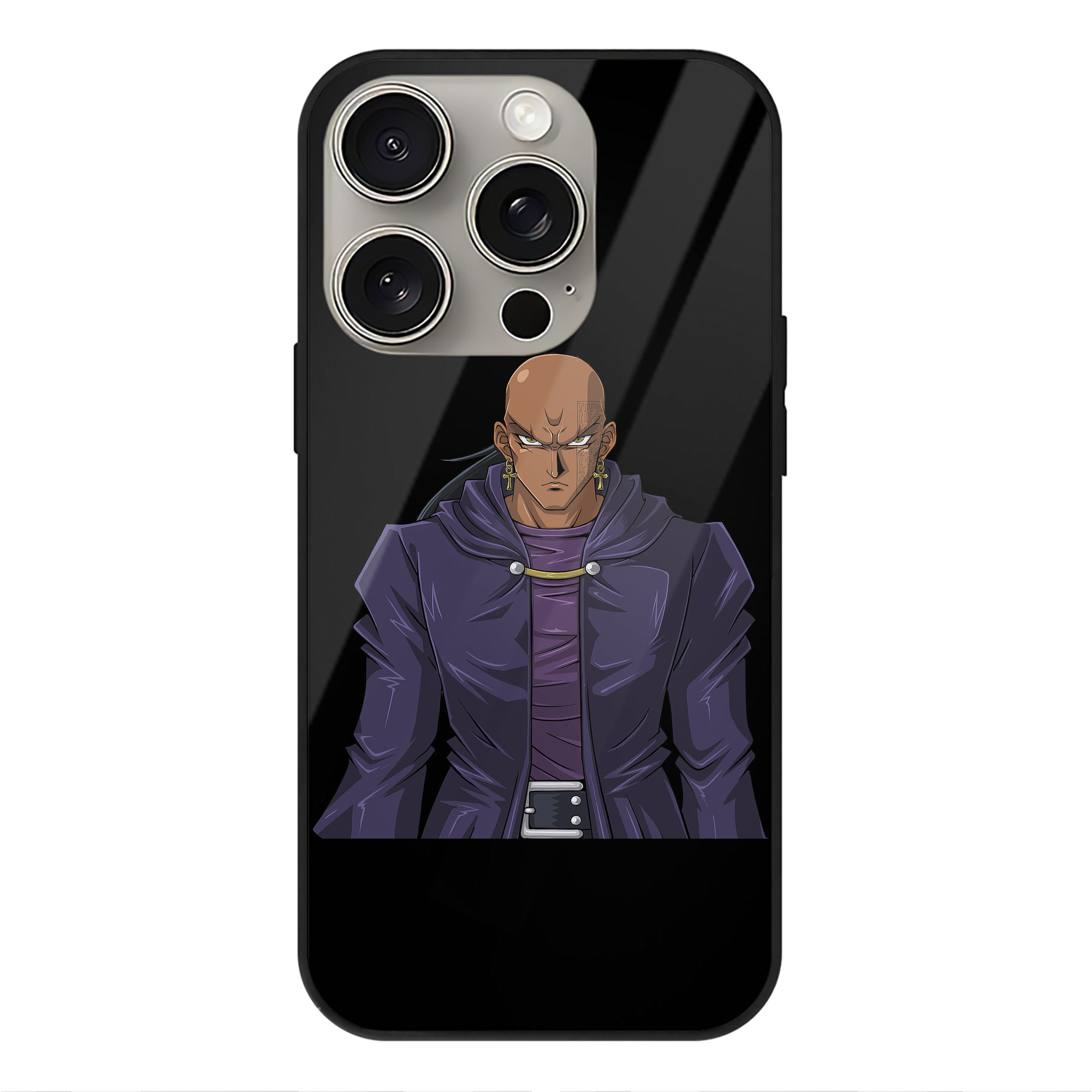 （画像用） 遊☆戯☆王 Yu-Gi-Oh! 【iPhone15Pro対応】スマホケース 耐衝撃＆黄変防止 背面ガラス