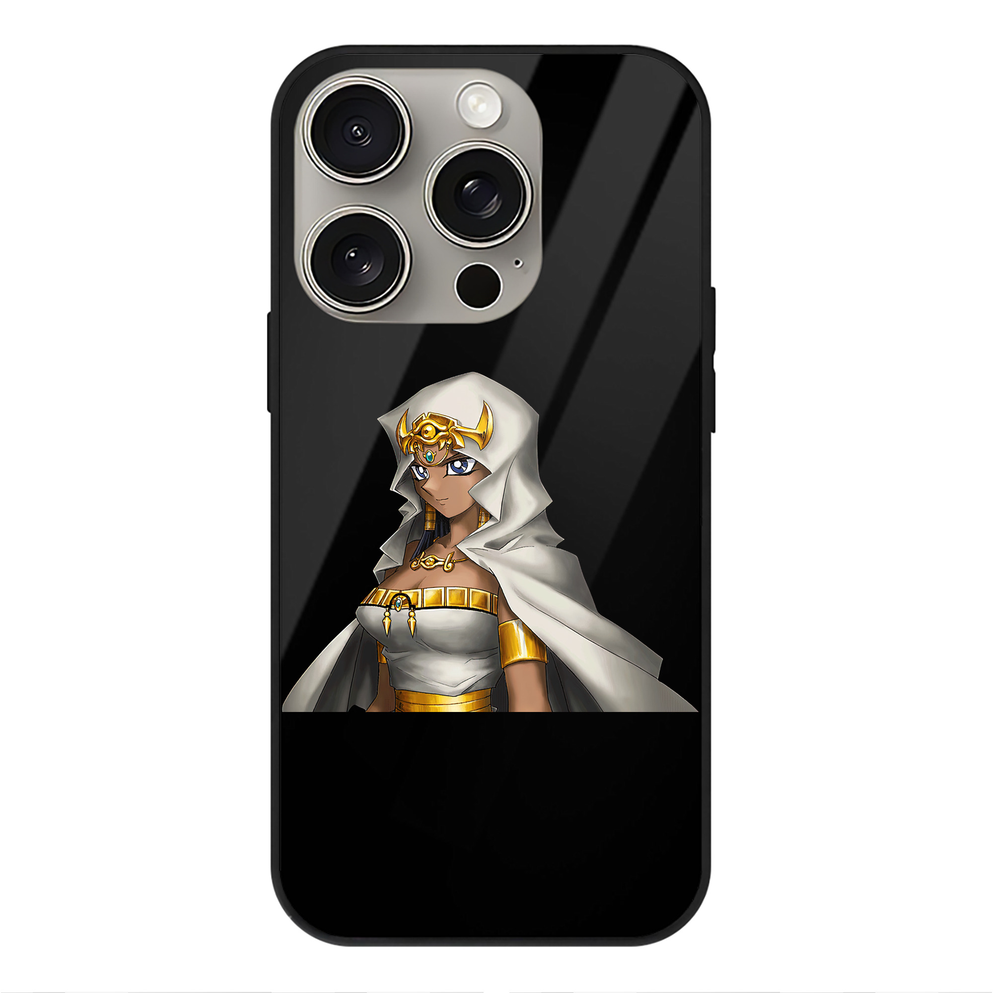 遊☆戯☆王 Yu-Gi-Oh! 【iPhone15Pro対応】スマホケース 耐衝撃＆黄変防止 背面ガラス