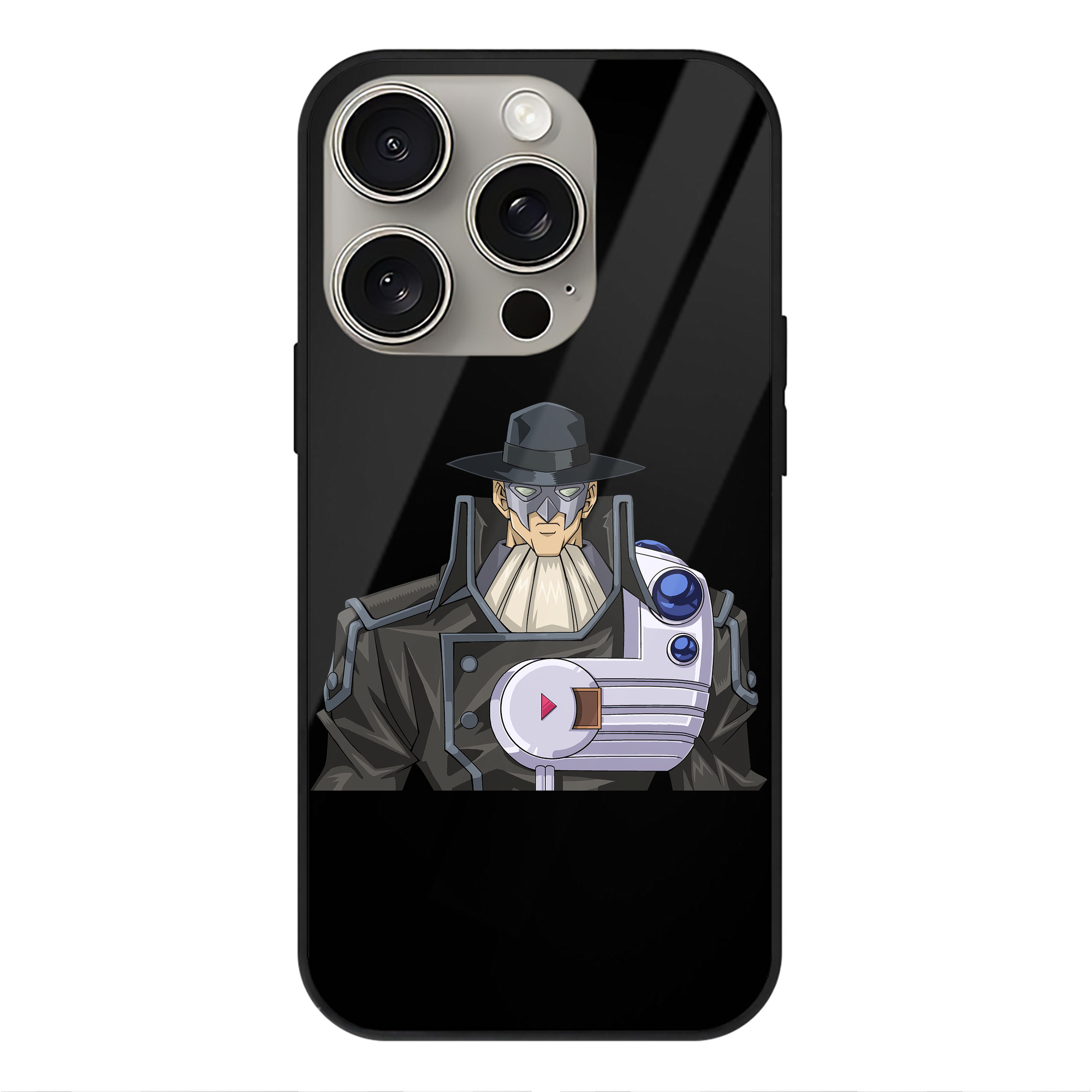 遊☆戯☆王 Yu-Gi-Oh! 【iPhone15Pro対応】スマホケース 耐衝撃＆黄変防止 背面ガラス