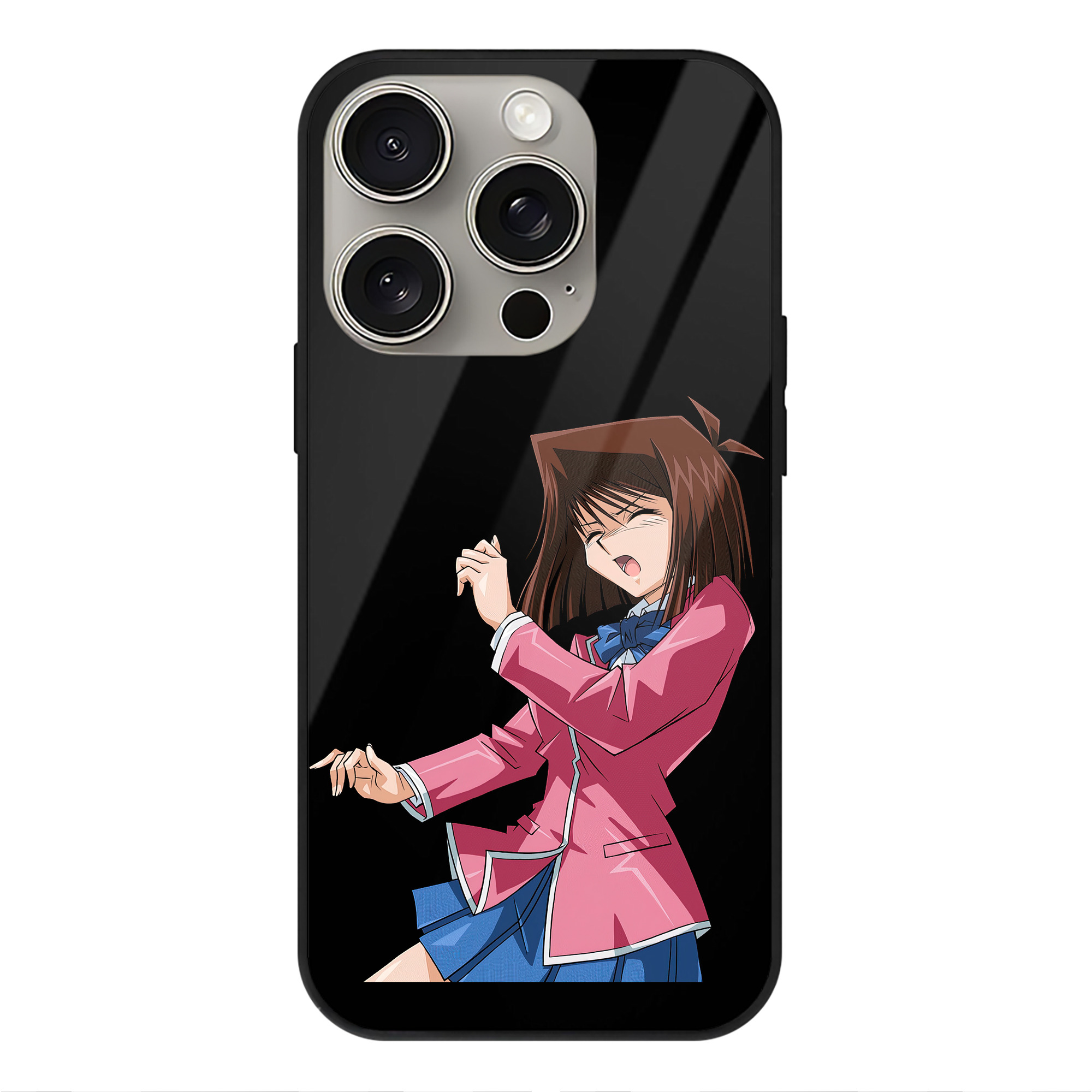 遊☆戯☆王 Yu-Gi-Oh! 【iPhone15Pro対応】スマホケース 耐衝撃＆黄変防止 背面ガラス