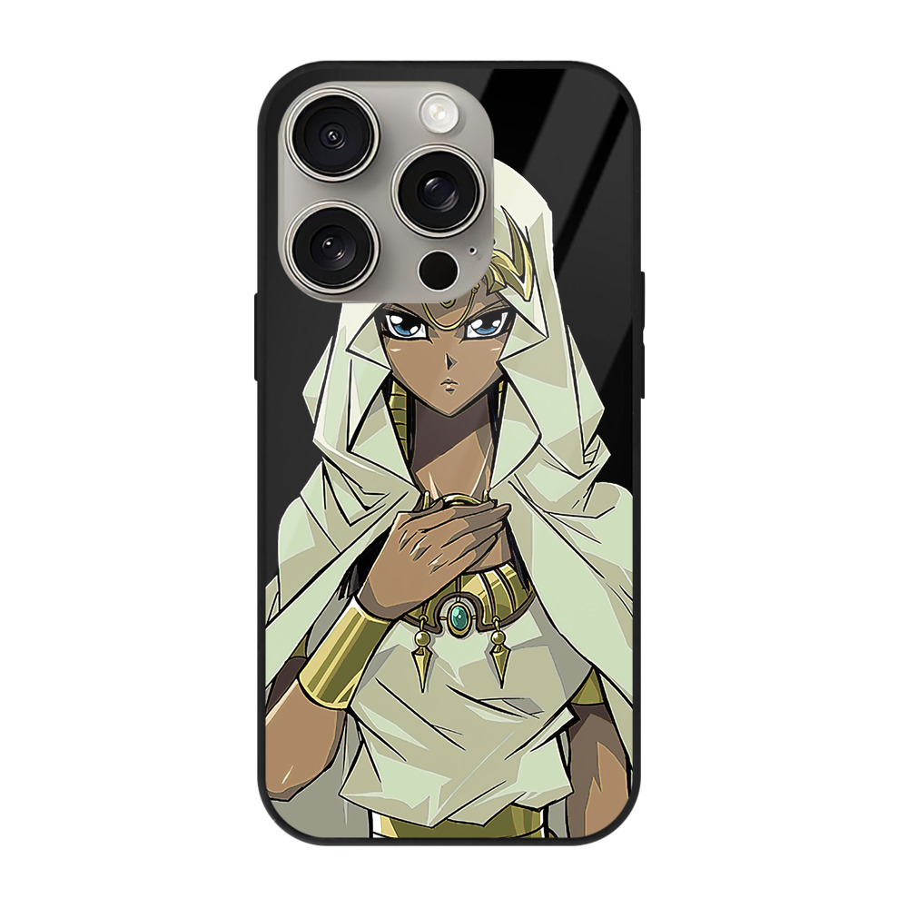 遊☆戯☆王 Yu-Gi-Oh! 【iPhone15Pro対応】スマホケース 耐衝撃＆黄変防止 背面ガラス