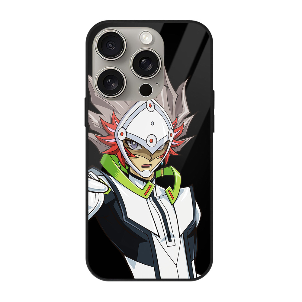（画像用） 遊☆戯☆王 Yu-Gi-Oh! 【iPhone15Pro対応】スマホケース 耐衝撃＆黄変防止 背面ガラス