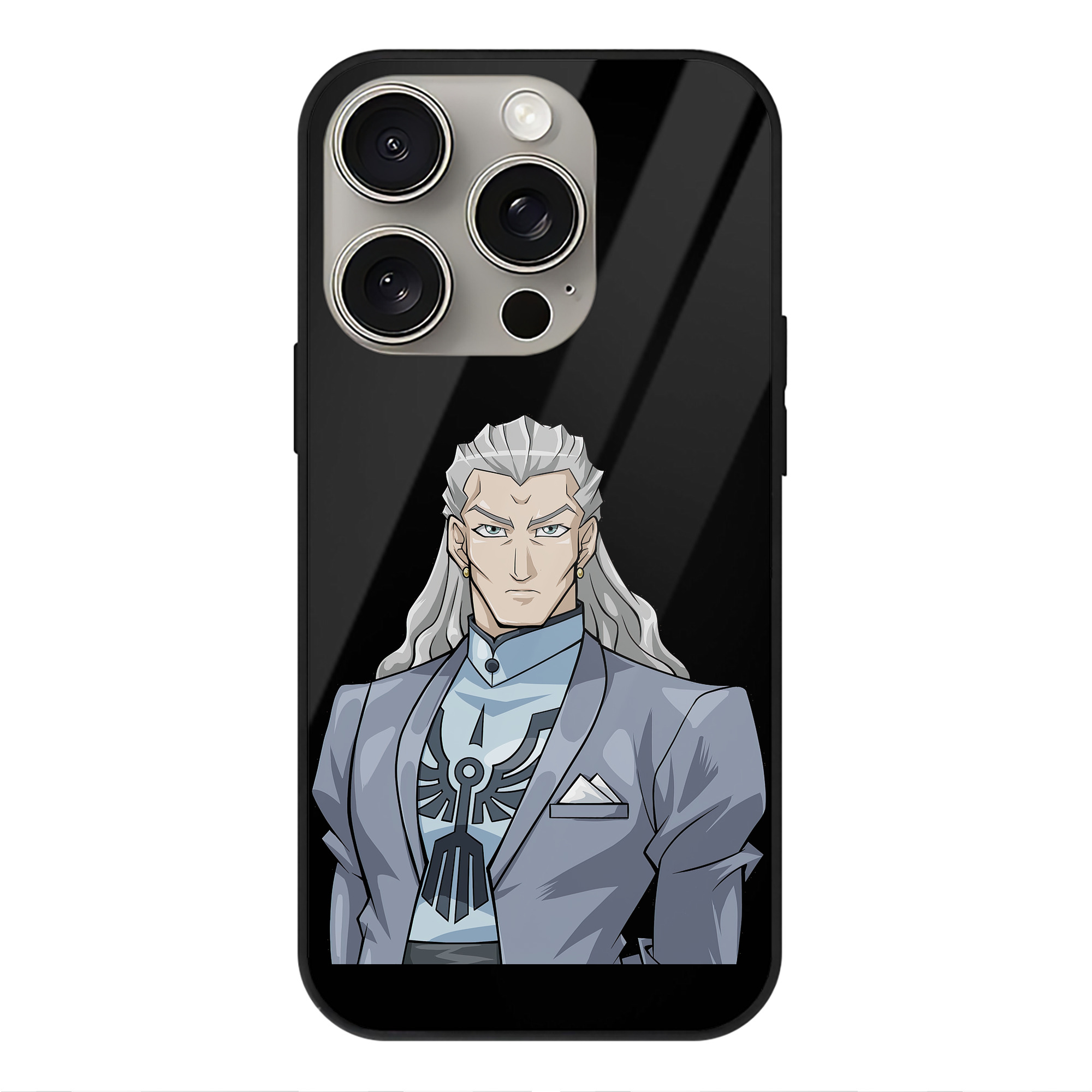 遊☆戯☆王 Yu-Gi-Oh! 【iPhone15Pro対応】スマホケース 耐衝撃＆黄変防止 背面ガラス