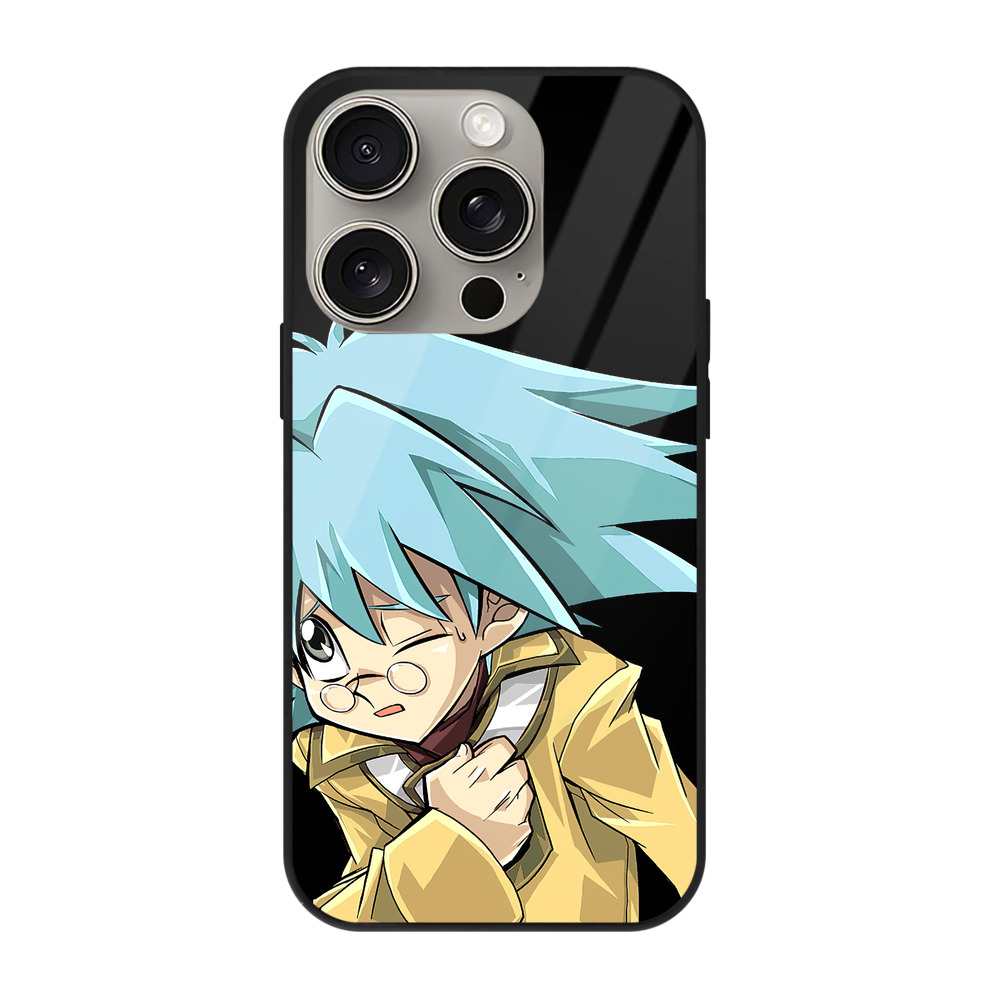 遊☆戯☆王 Yu-Gi-Oh! 【iPhone15Pro対応】スマホケース 耐衝撃＆黄変防止 背面ガラス