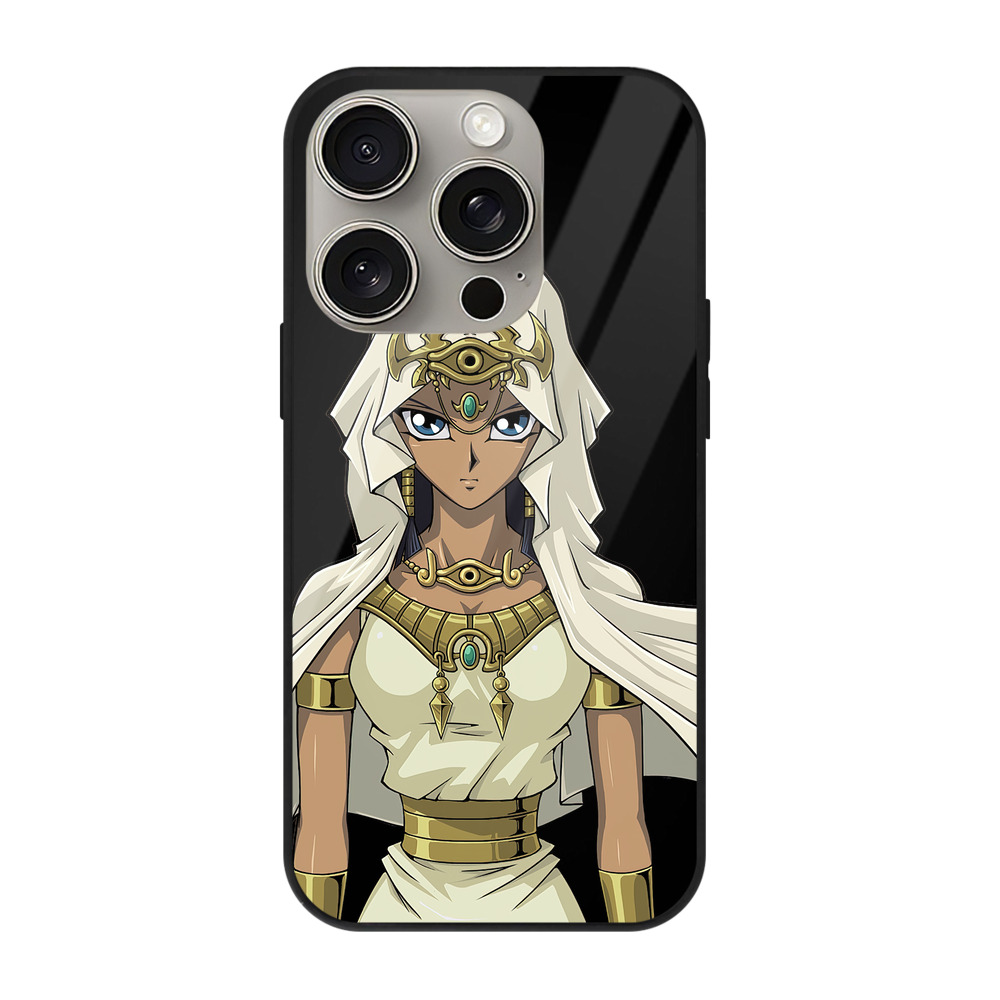 遊☆戯☆王 Yu-Gi-Oh! 【iPhone15Pro対応】スマホケース 耐衝撃＆黄変防止 背面ガラス