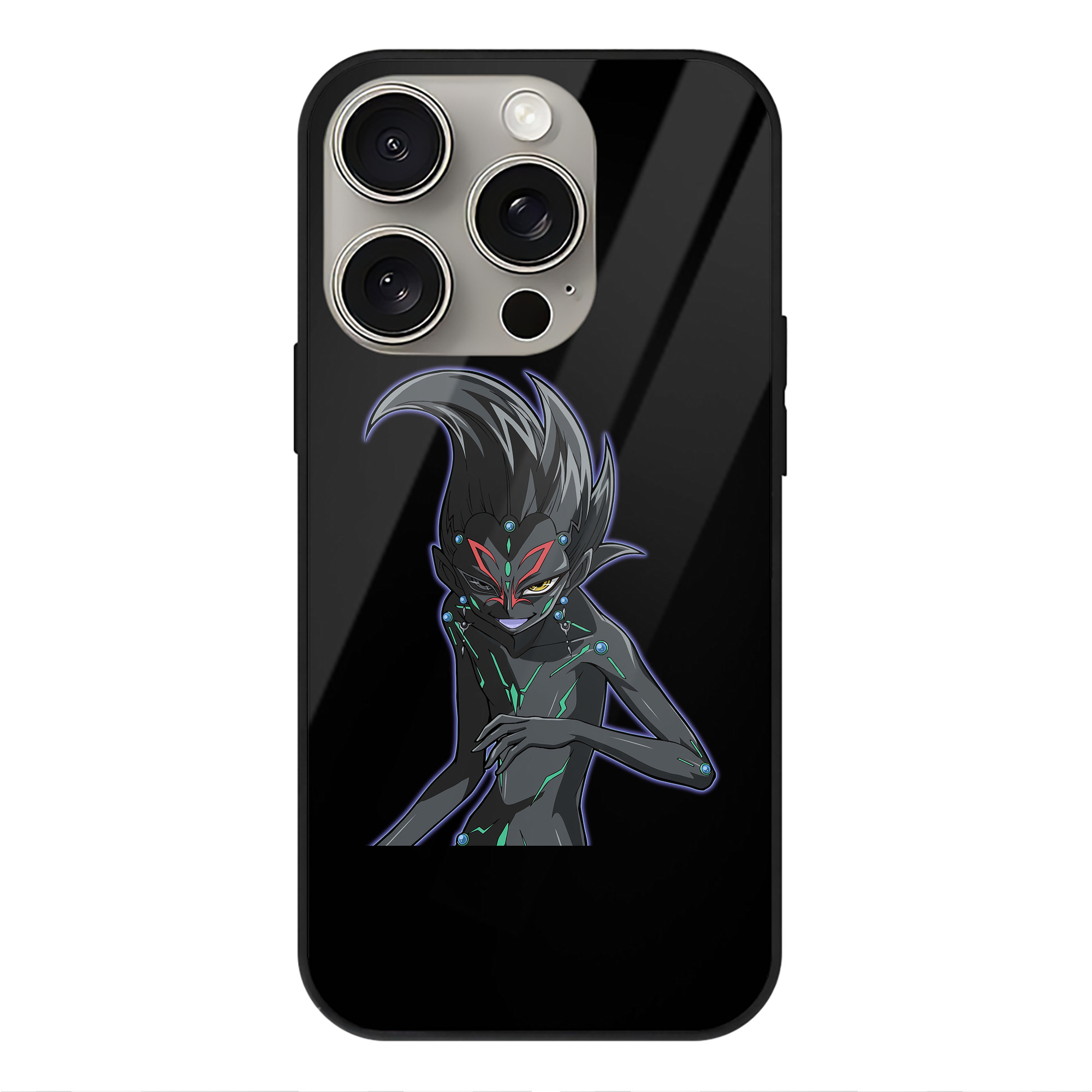 遊☆戯☆王 Yu-Gi-Oh! 【iPhone15Pro対応】スマホケース 耐衝撃＆黄変防止 背面ガラス
