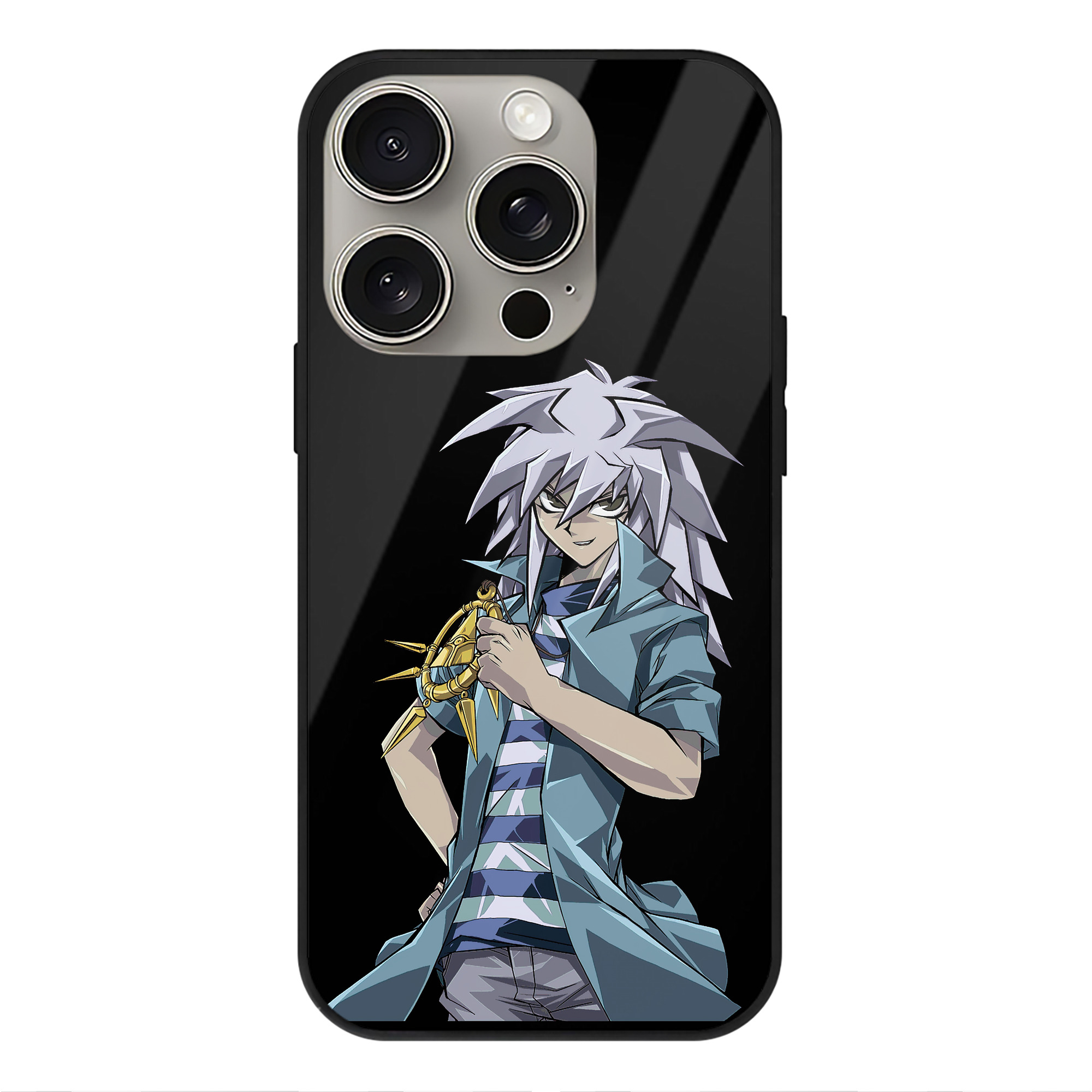 遊☆戯☆王 Yu-Gi-Oh! 【iPhone15Pro対応】スマホケース 耐衝撃＆黄変防止 背面ガラス