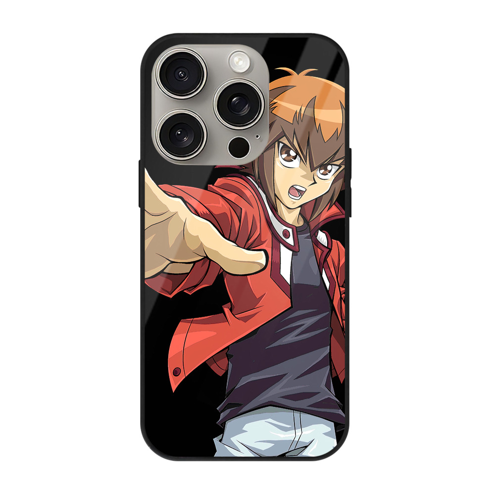 遊☆戯☆王 Yu-Gi-Oh! 【iPhone15Pro対応】スマホケース 耐衝撃＆黄変防止 背面ガラス