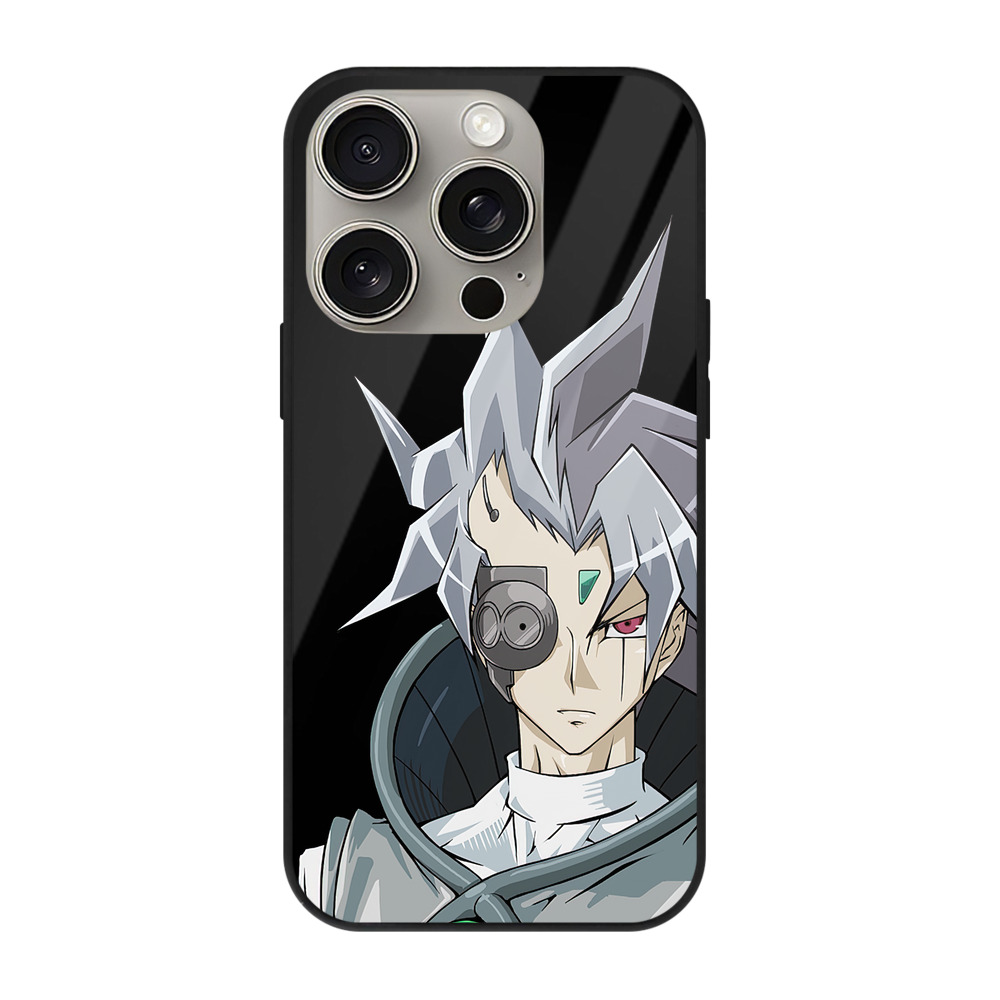 （画像用） 遊☆戯☆王 Yu-Gi-Oh! 【iPhone15Pro対応】スマホケース 耐衝撃＆黄変防止 背面ガラス
