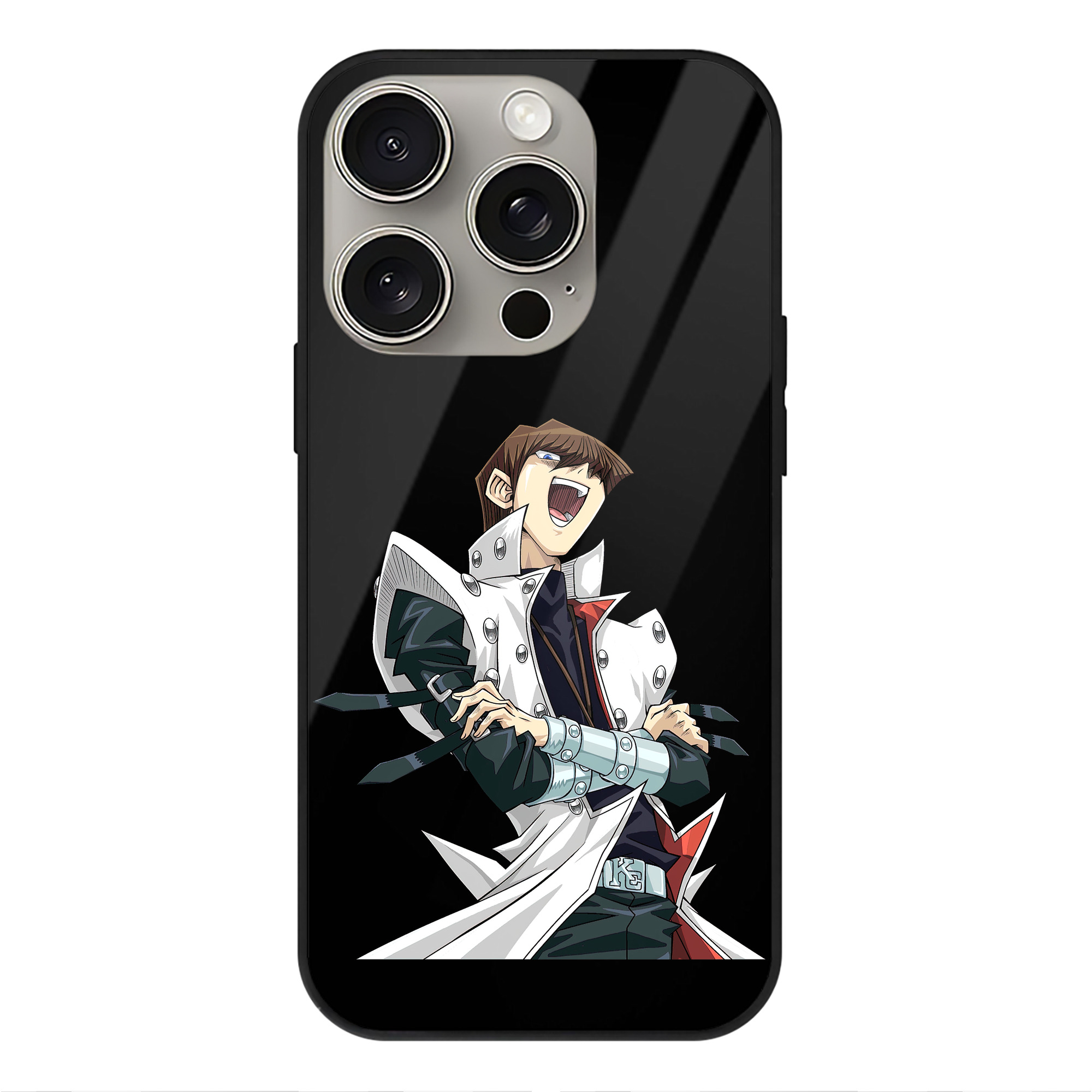 遊☆戯☆王 Yu-Gi-Oh! 【iPhone15Pro対応】スマホケース 耐衝撃＆黄変防止 背面ガラス