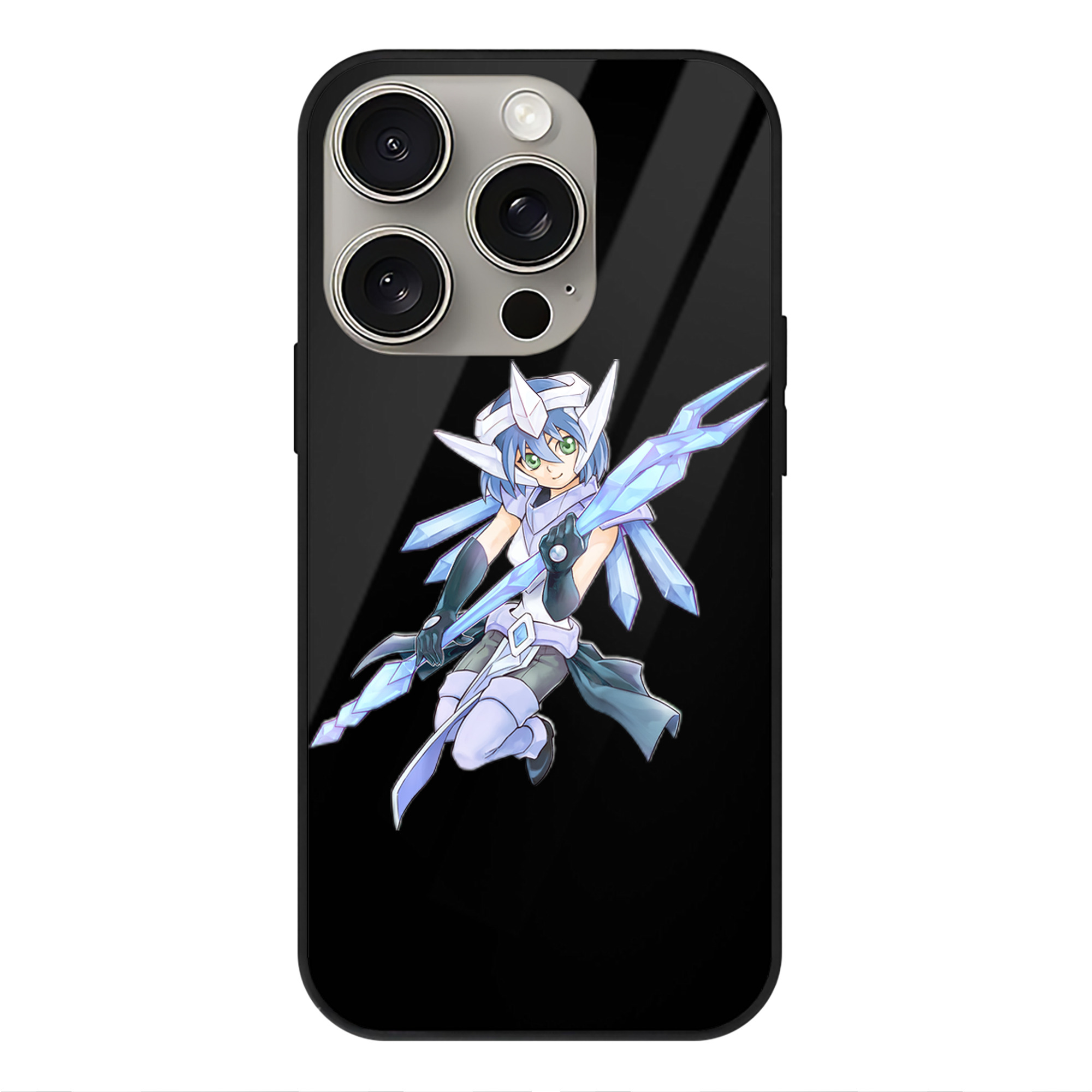 （画像用） 遊☆戯☆王 Yu-Gi-Oh! 【iPhone15Pro対応】スマホケース 耐衝撃＆黄変防止 背面ガラス