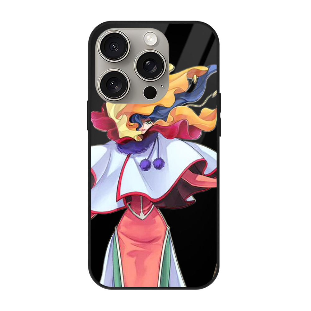 （画像用） 遊☆戯☆王 Yu-Gi-Oh! 【iPhone15Pro対応】スマホケース 耐衝撃＆黄変防止 背面ガラス