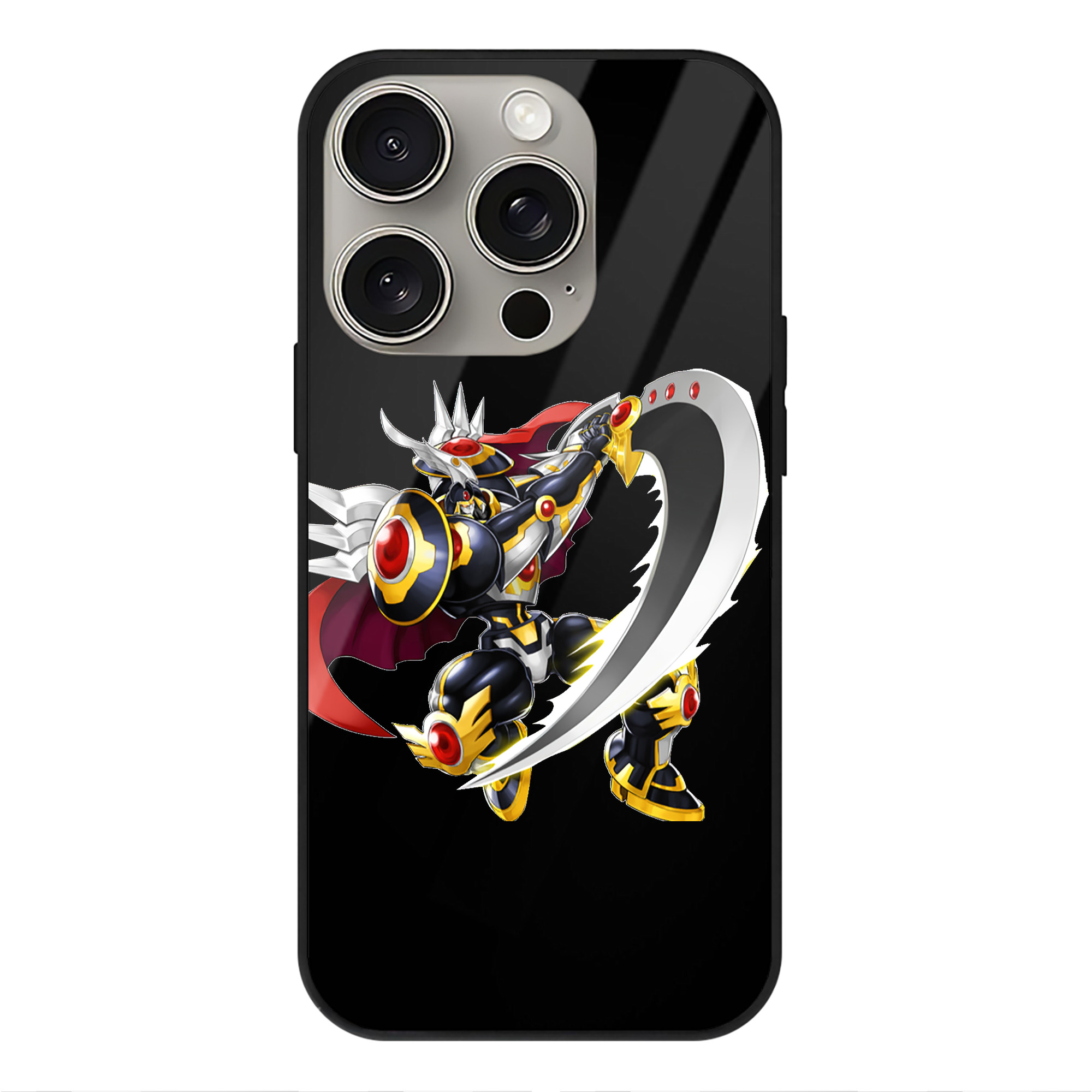 遊☆戯☆王 Yu-Gi-Oh! 【iPhone15Pro対応】スマホケース 耐衝撃＆黄変防止 背面ガラス