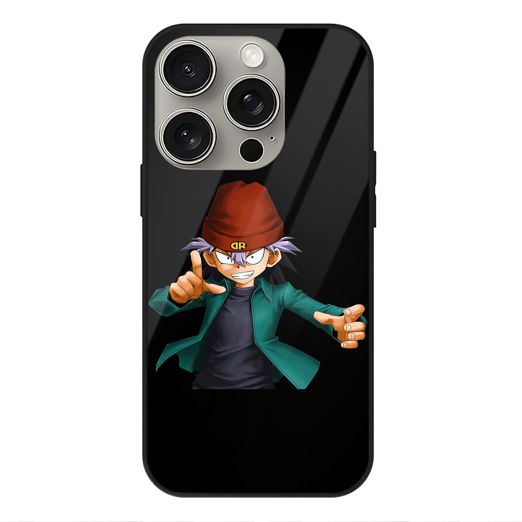 遊☆戯☆王 Yu-Gi-Oh! 【iPhone15Pro対応】スマホケース 耐衝撃＆黄変防止 背面ガラス