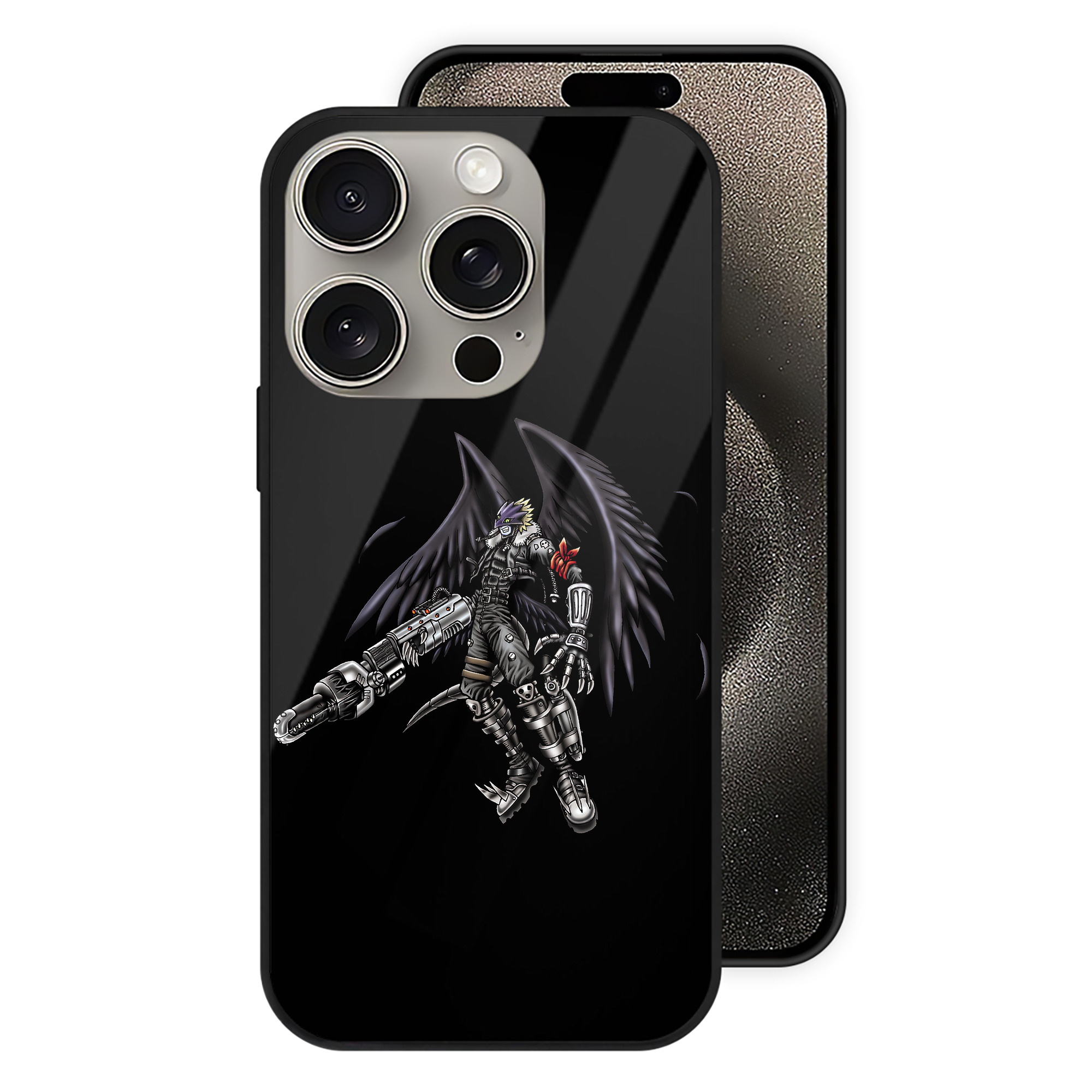 遊☆戯☆王 Yu-Gi-Oh! 【iPhone15Pro対応】スマホケース 耐衝撃＆黄変防止 背面ガラス