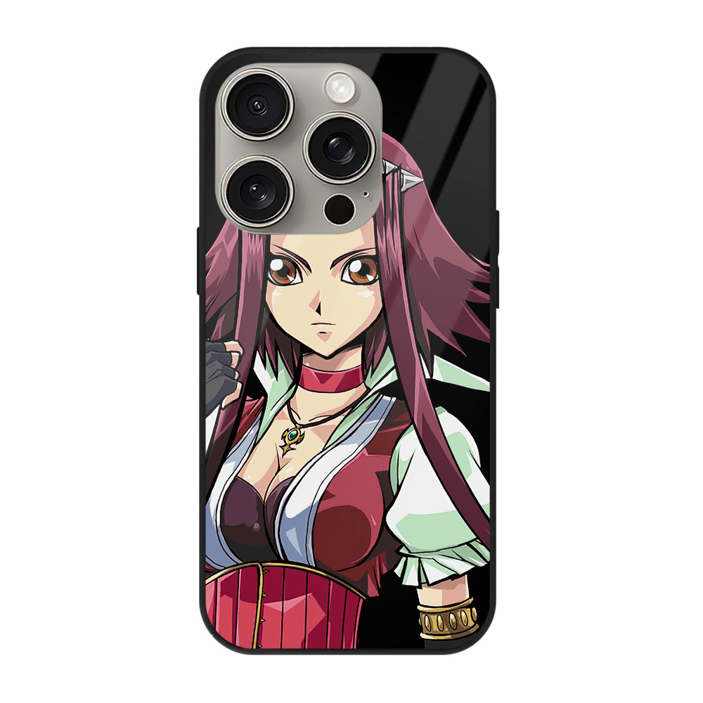 遊☆戯☆王 Yu-Gi-Oh! 【iPhone15Pro対応】スマホケース 耐衝撃＆黄変防止 背面ガラス