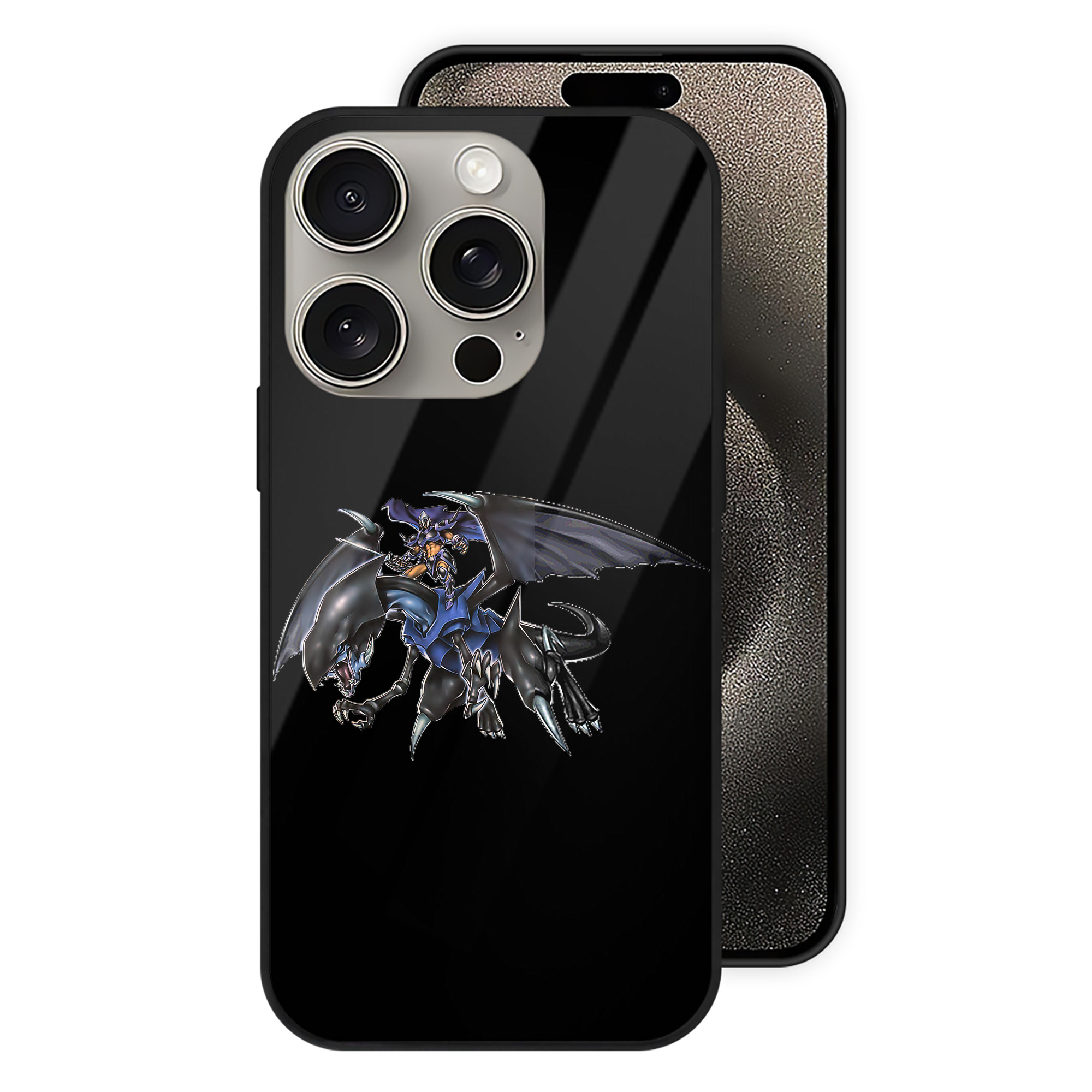 （画像用） 遊☆戯☆王 Yu-Gi-Oh! 【iPhone15Pro対応】スマホケース 耐衝撃＆黄変防止 背面ガラス