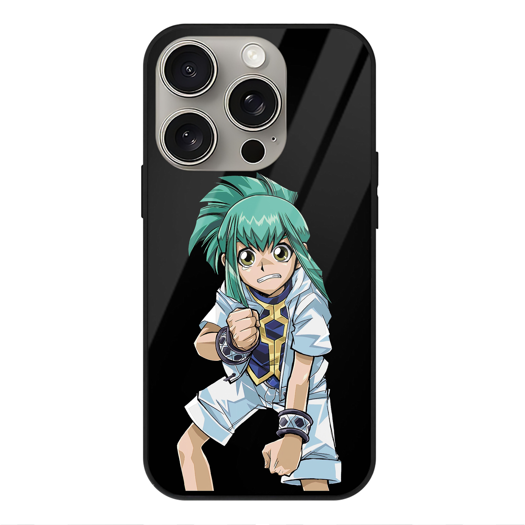 遊☆戯☆王 Yu-Gi-Oh! 【iPhone15Pro対応】スマホケース 耐衝撃＆黄変防止 背面ガラス