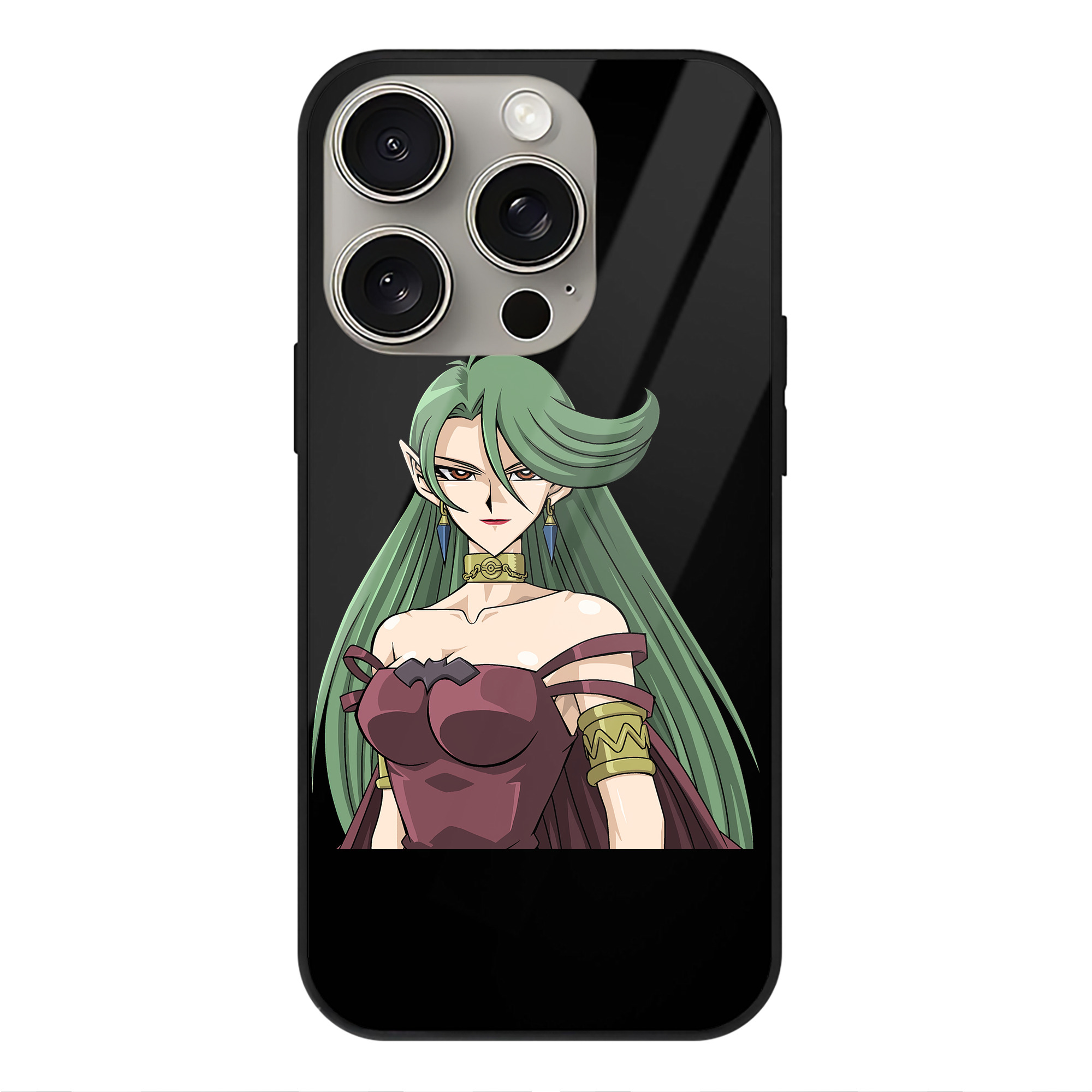 遊☆戯☆王 Yu-Gi-Oh! 【iPhone15Pro対応】スマホケース 耐衝撃＆黄変防止 背面ガラス