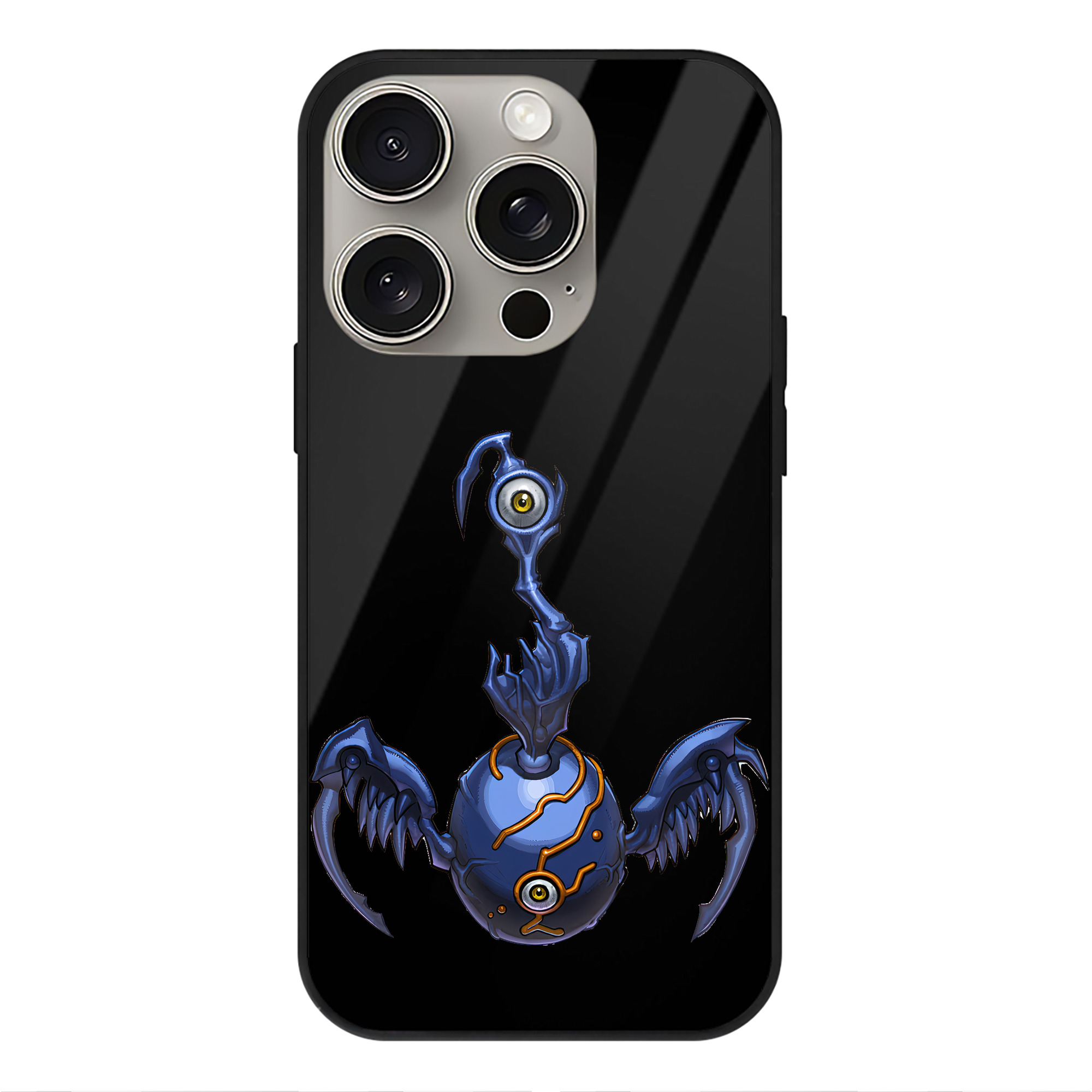 遊☆戯☆王 Yu-Gi-Oh! 【iPhone15Pro対応】スマホケース 耐衝撃＆黄変防止 背面ガラス