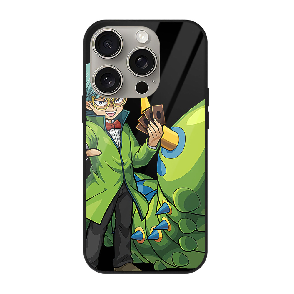 遊☆戯☆王 Yu-Gi-Oh! 【iPhone15Pro対応】スマホケース 耐衝撃＆黄変防止 背面ガラス