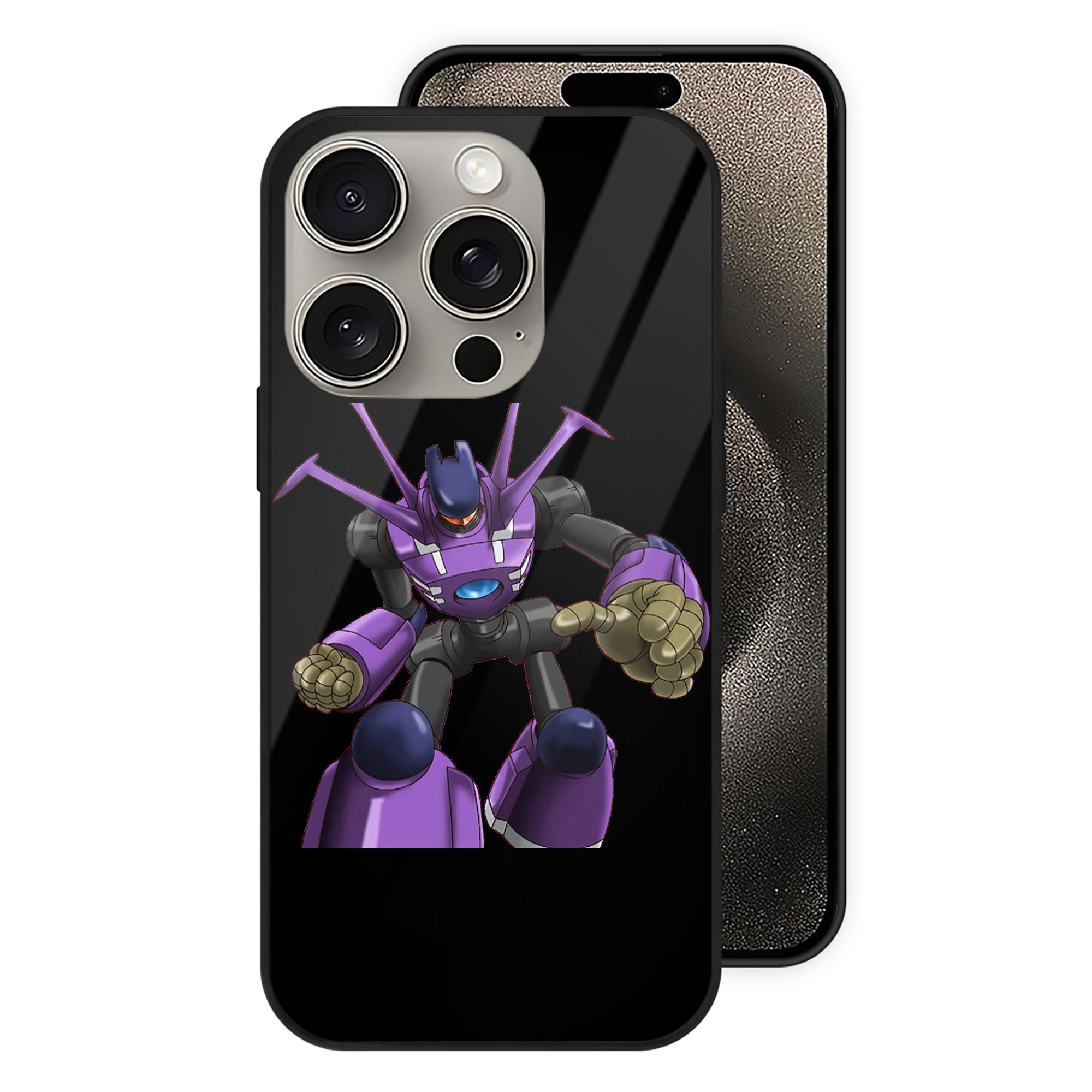 （画像用） 遊☆戯☆王 Yu-Gi-Oh! 【iPhone15Pro対応】スマホケース 耐衝撃＆黄変防止 背面ガラス