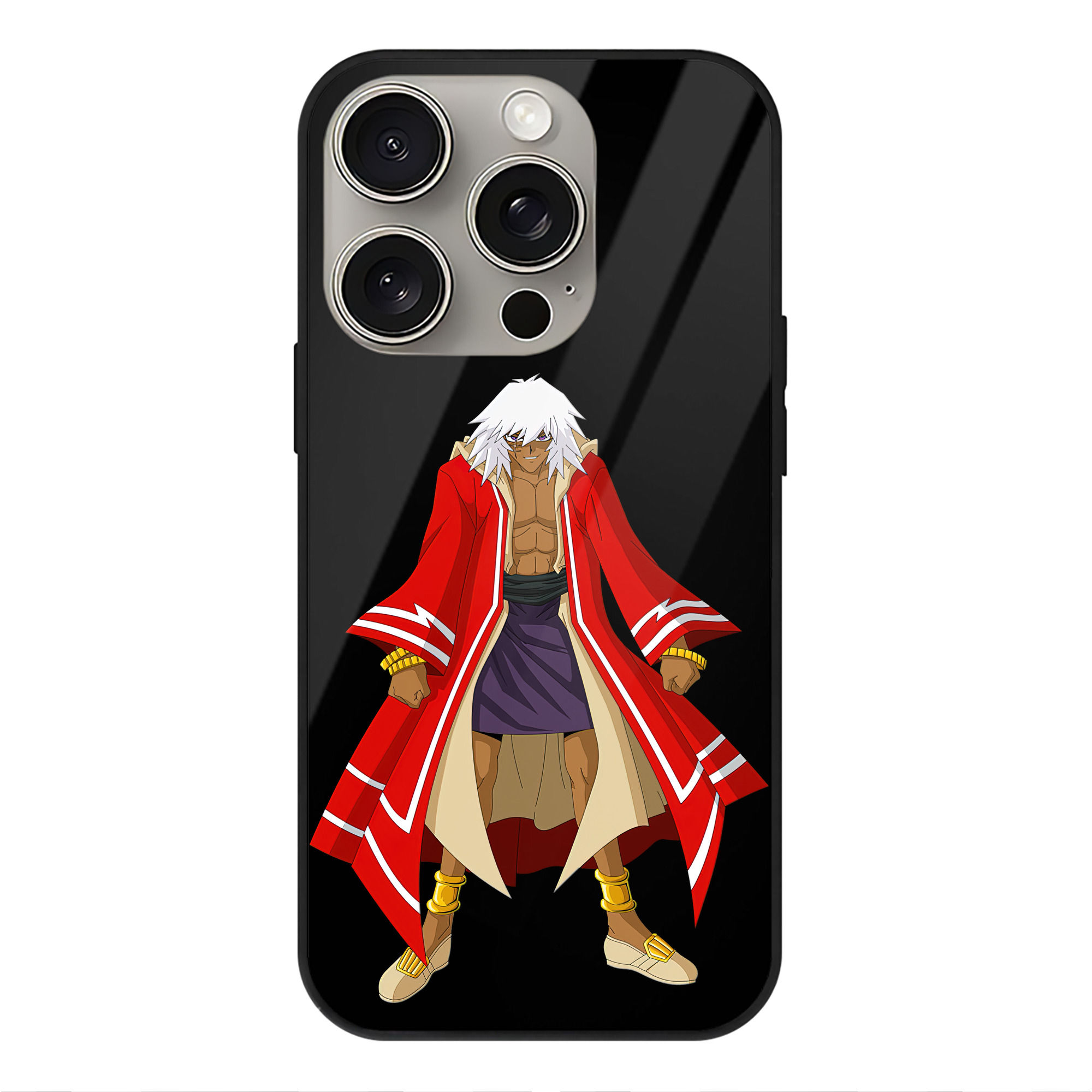 遊☆戯☆王 Yu-Gi-Oh! 【iPhone15Pro対応】スマホケース 耐衝撃＆黄変防止 背面ガラス