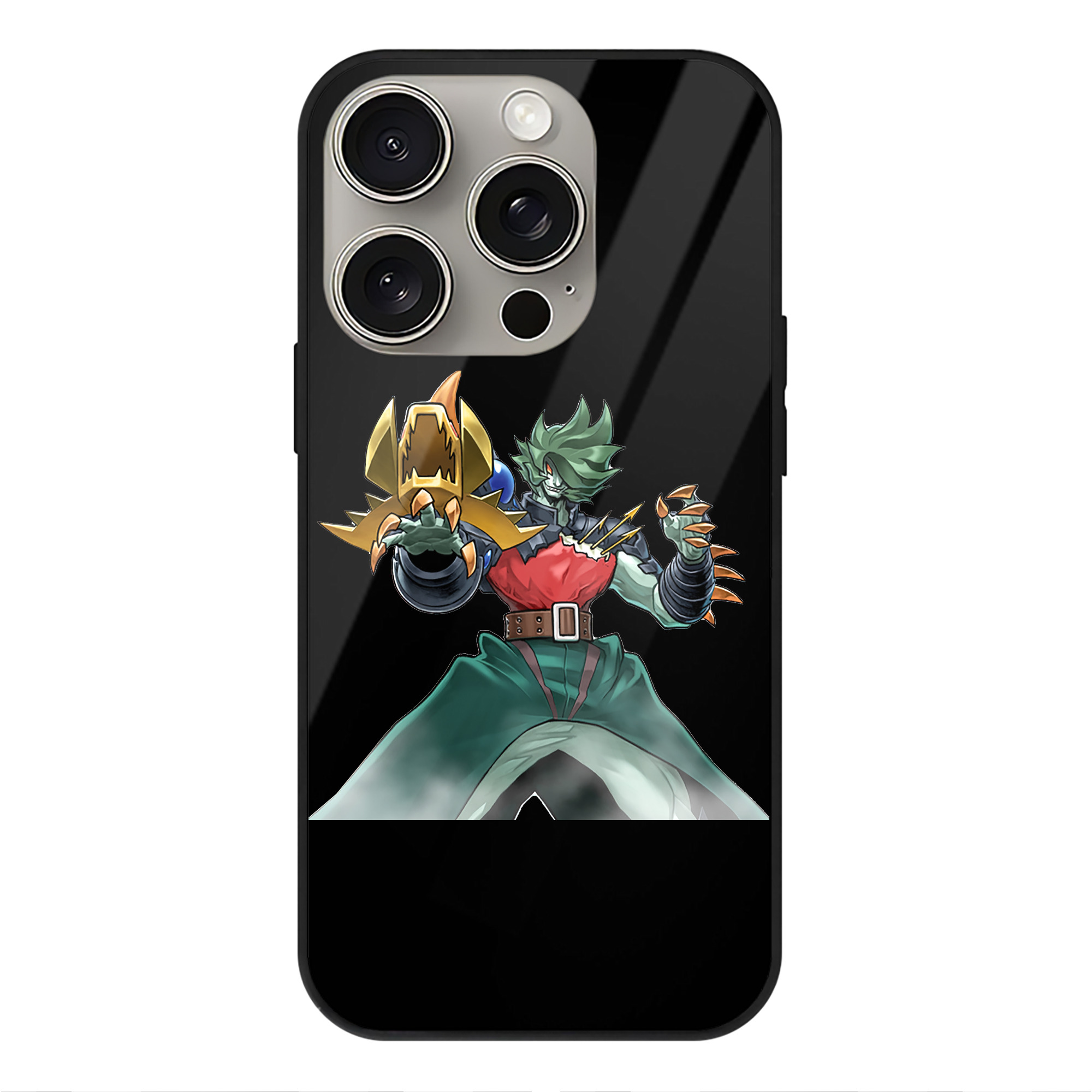 遊☆戯☆王 Yu-Gi-Oh! 【iPhone15Pro対応】スマホケース 耐衝撃＆黄変防止 背面ガラス