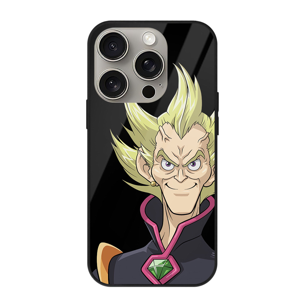遊☆戯☆王 Yu-Gi-Oh! 【iPhone15Pro対応】スマホケース 耐衝撃＆黄変防止 背面ガラス