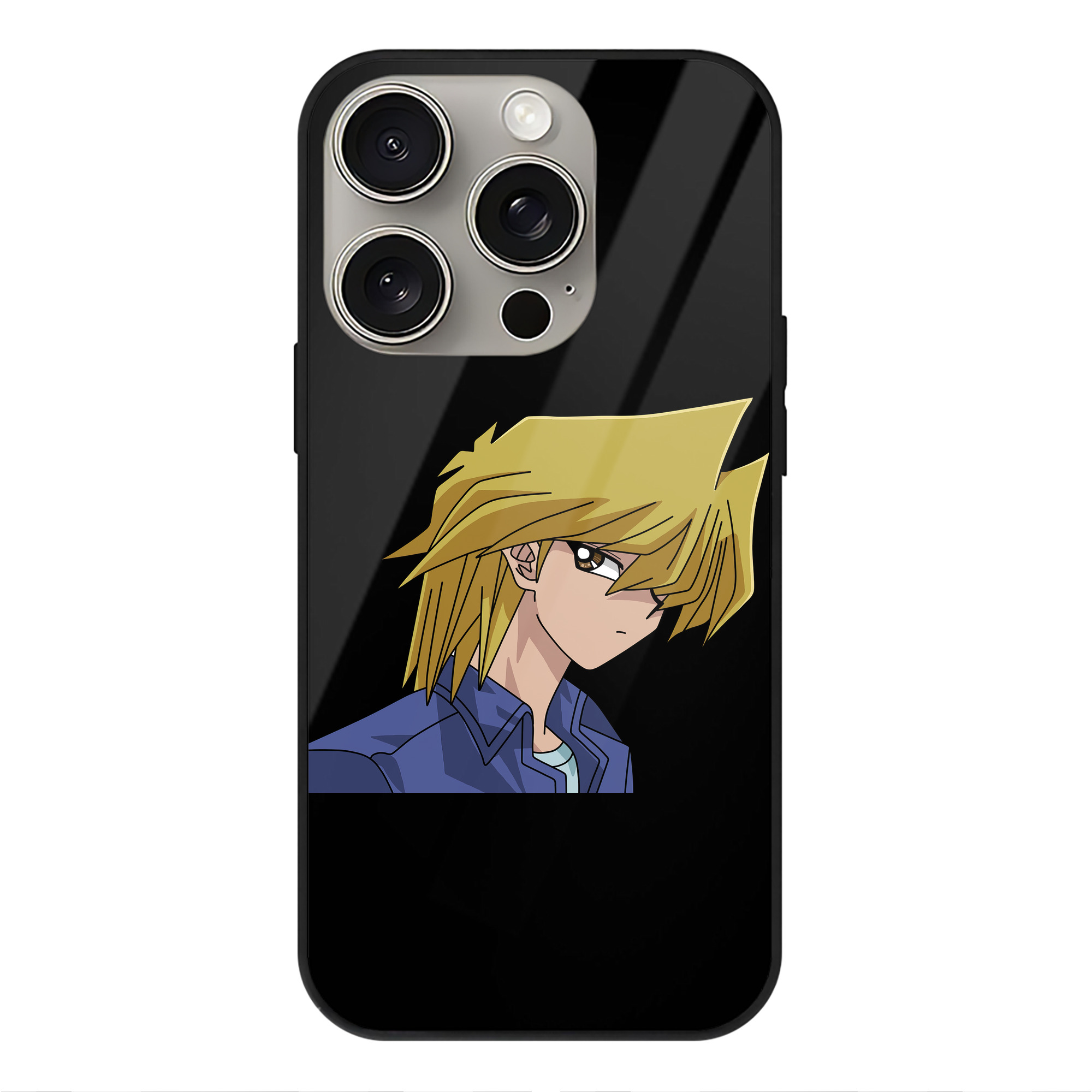 遊☆戯☆王 Yu-Gi-Oh! 【iPhone15Pro対応】スマホケース 耐衝撃＆黄変防止 背面ガラス